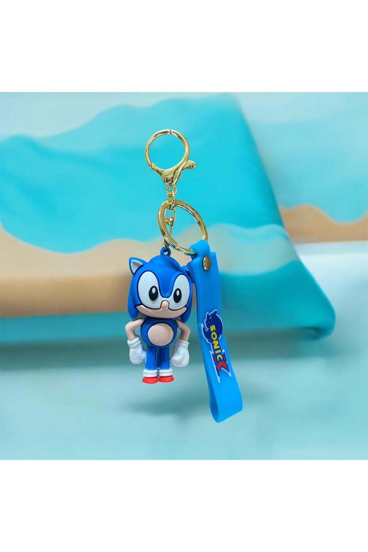 ÇERÇİ MELEK Sonic Figürlü Anahtarlık & Çanta Süsü