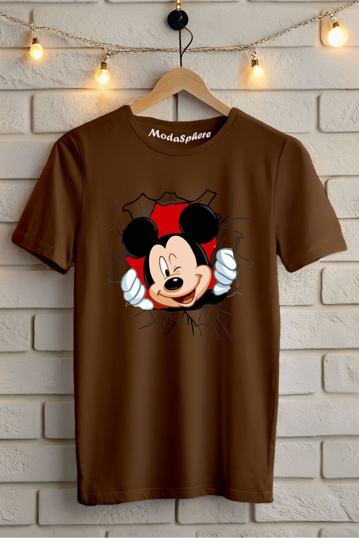 ModaSphere Baskılı Unisex Oversize Tişört