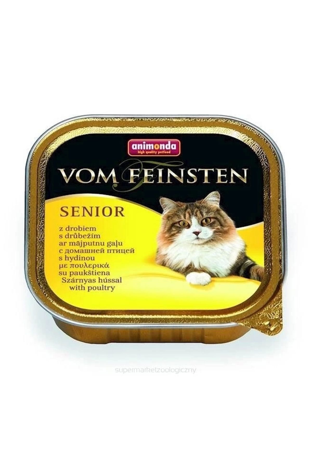 Generic Animonda Vom Feinsten Senior Kümes Hayvanlı Yaşlı Konserve Kedi Maması 100 Gr