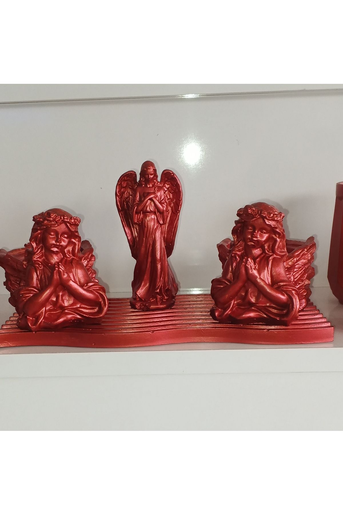 DEKORANLA Şık metal dekoratif obje, ev ve ofis için modern tasarım aksesuarları