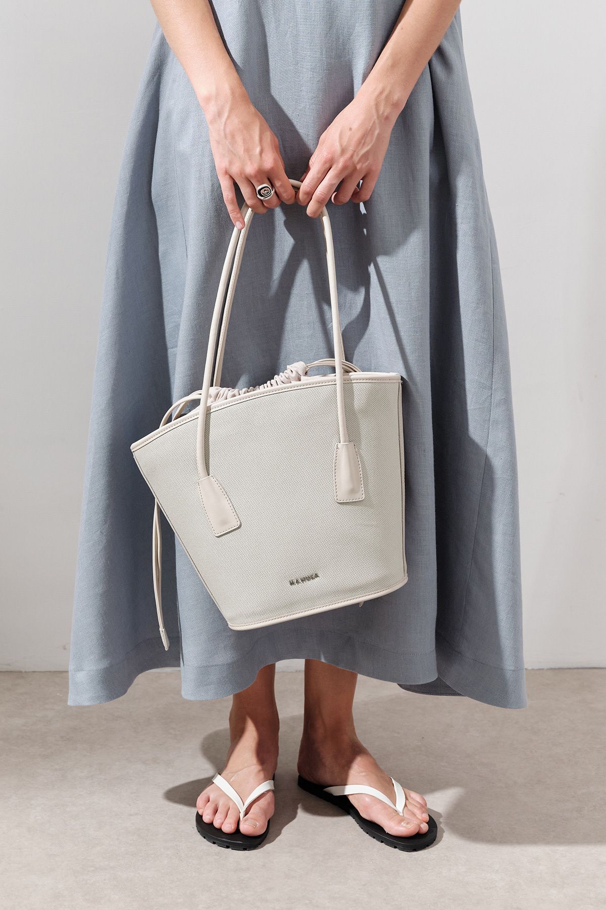 Manuka-Canvas Bucket Bag Çağla 6