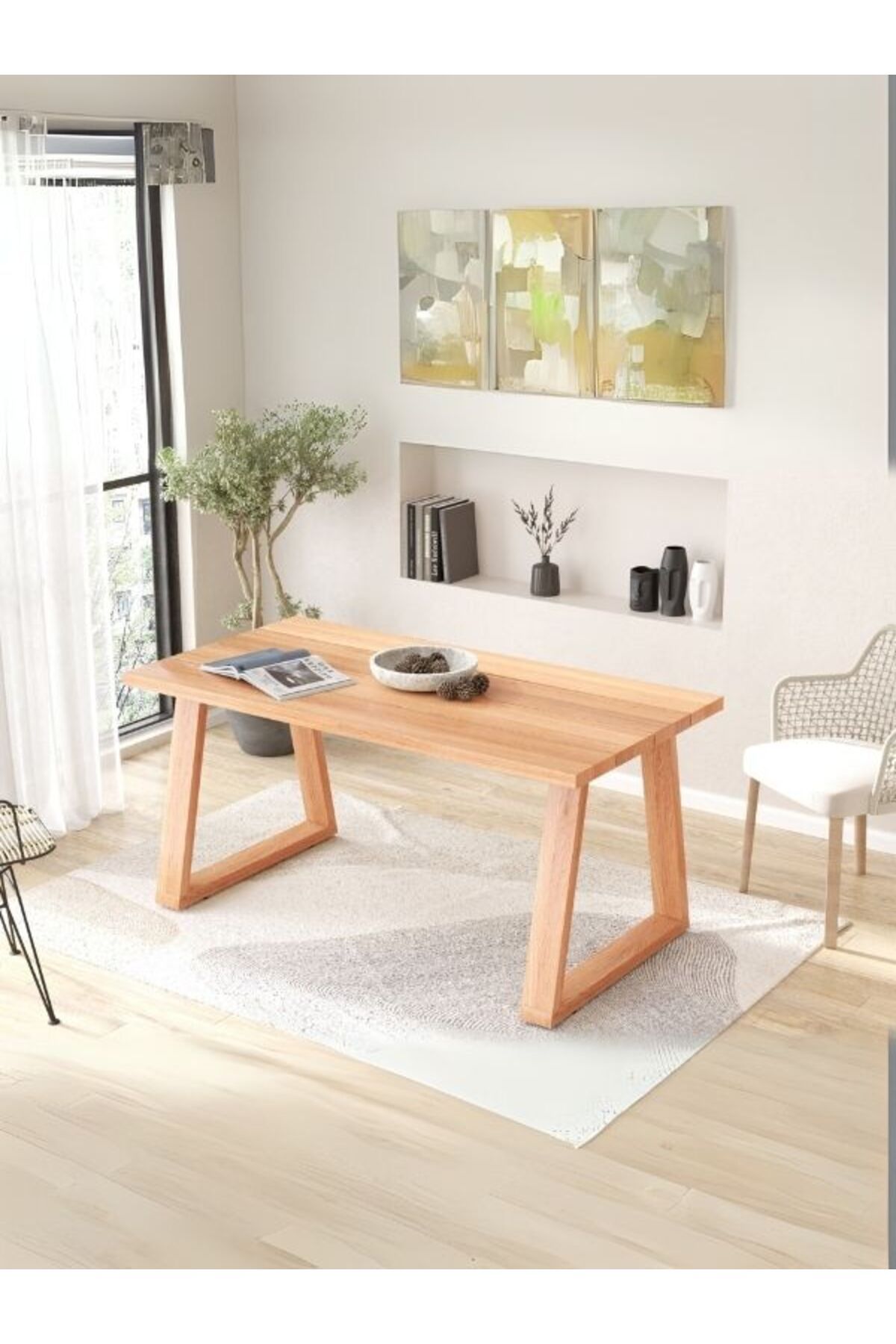 Gazzini Furniture Nepal Ahşap Mutfak Masası 90x170
