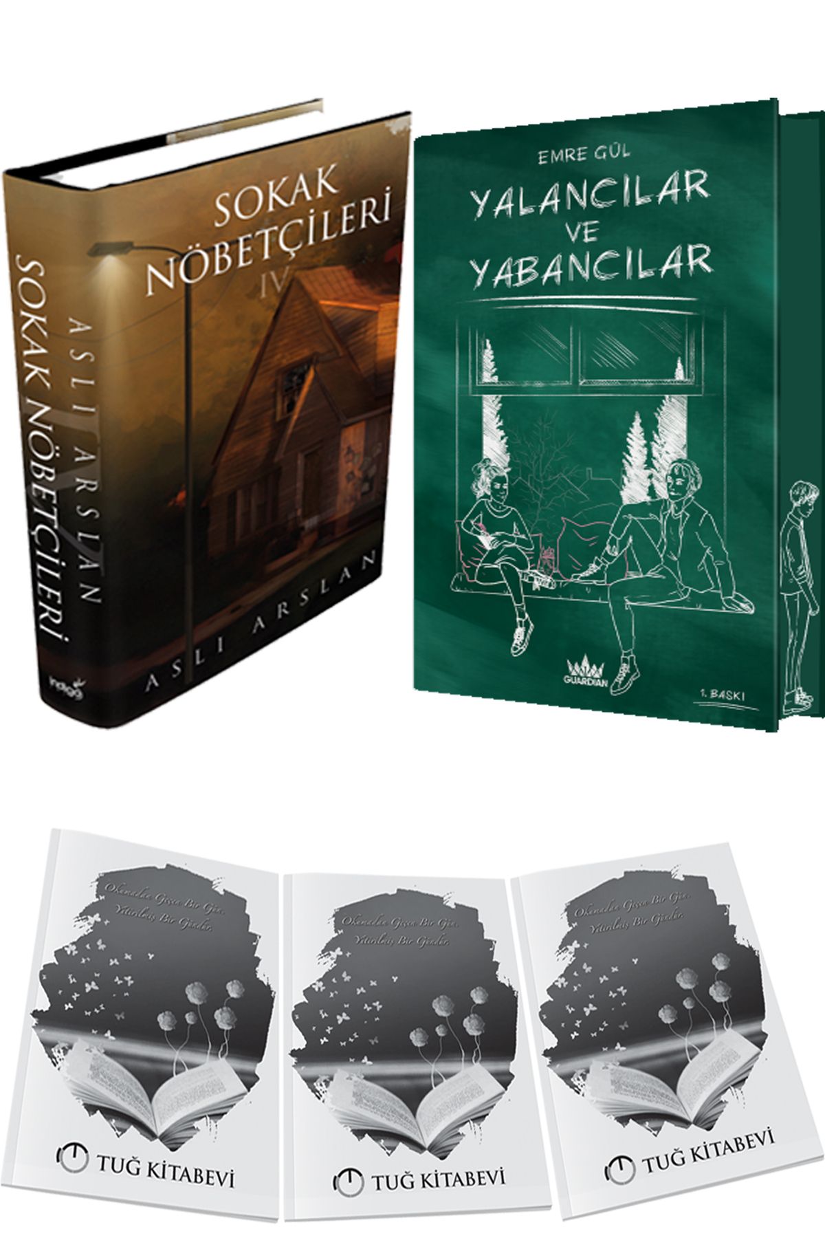 İndigo Kitap Sokak Nöbetçileri 4 Ciltli ve Yalancılar ve Yabancılar 1 Ciltli Özel Baskı + Hediyeli