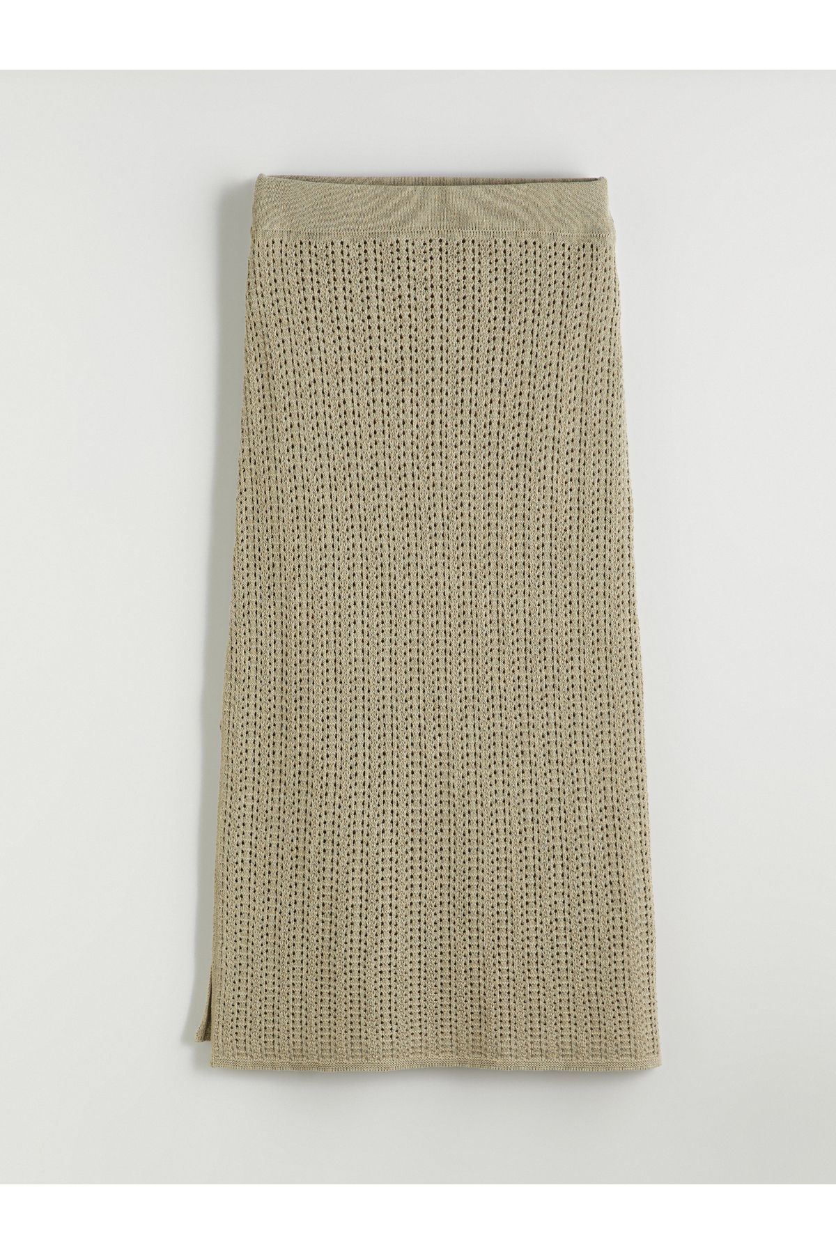 LC Waikiki-Openwork Knitwear Skirt with Elastic Waist 1
