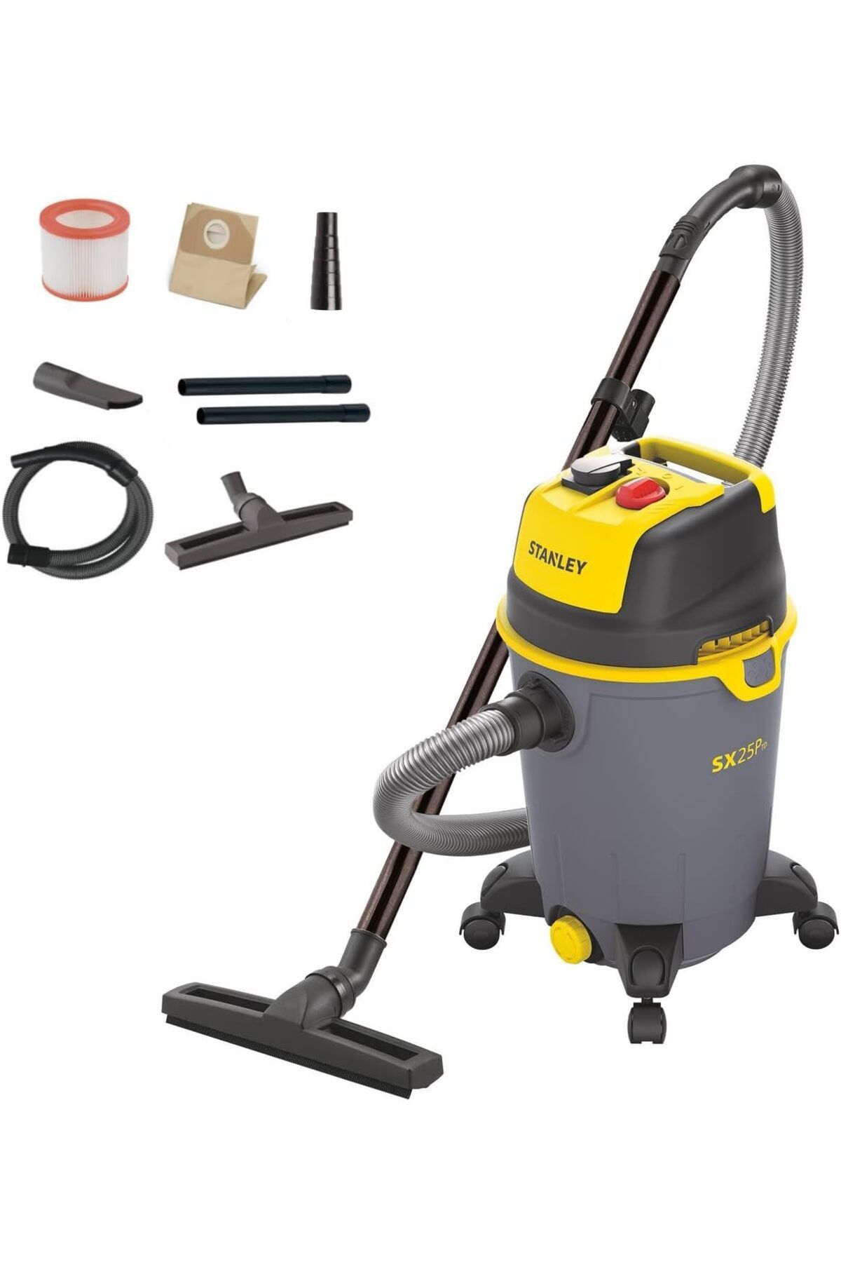 Stanley SXVC25PTDE 1200 W 25 LT Islak/Kuru Elektrikli Süpürge