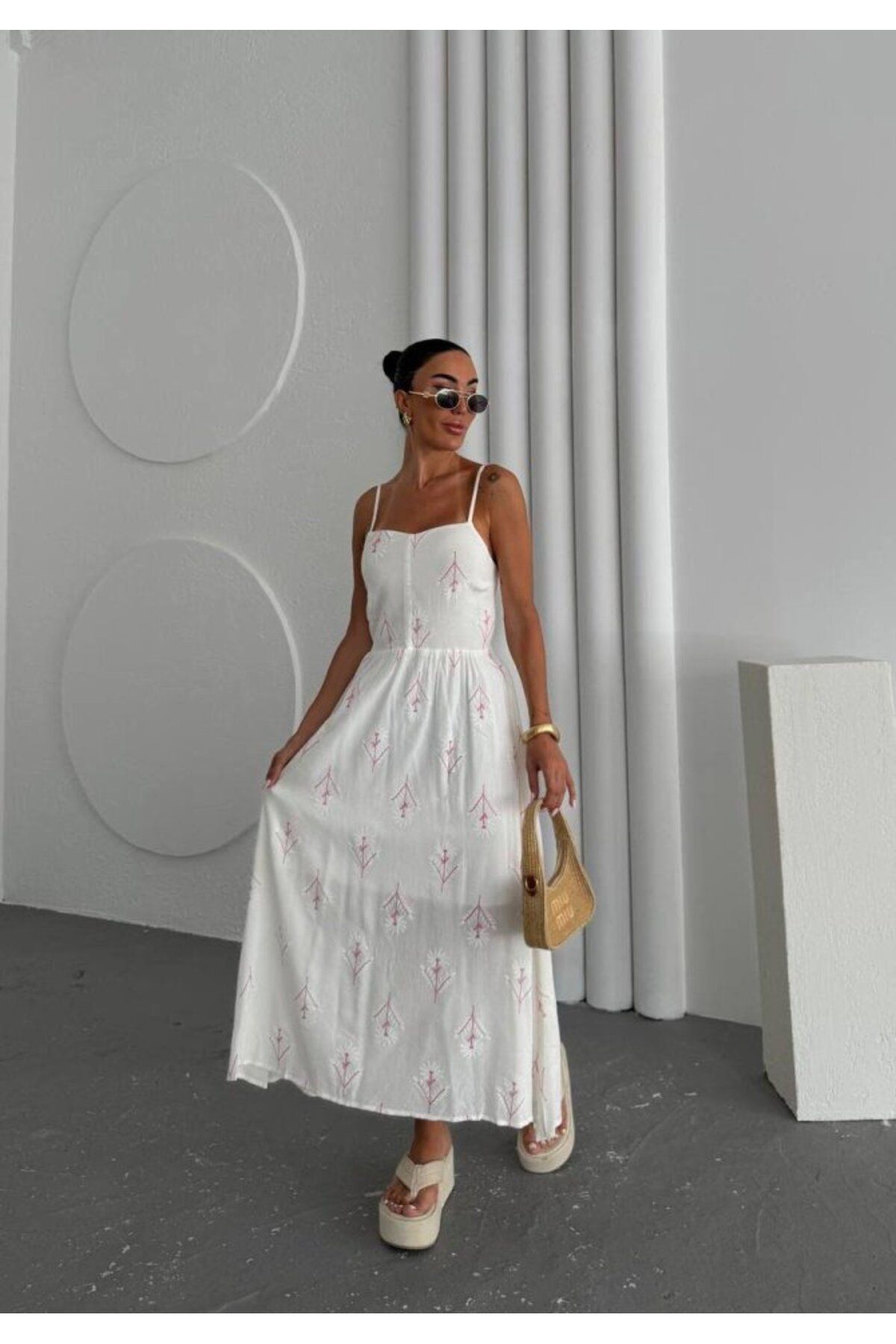 velmorafashion Ip Askılı Astar Detay Elbise