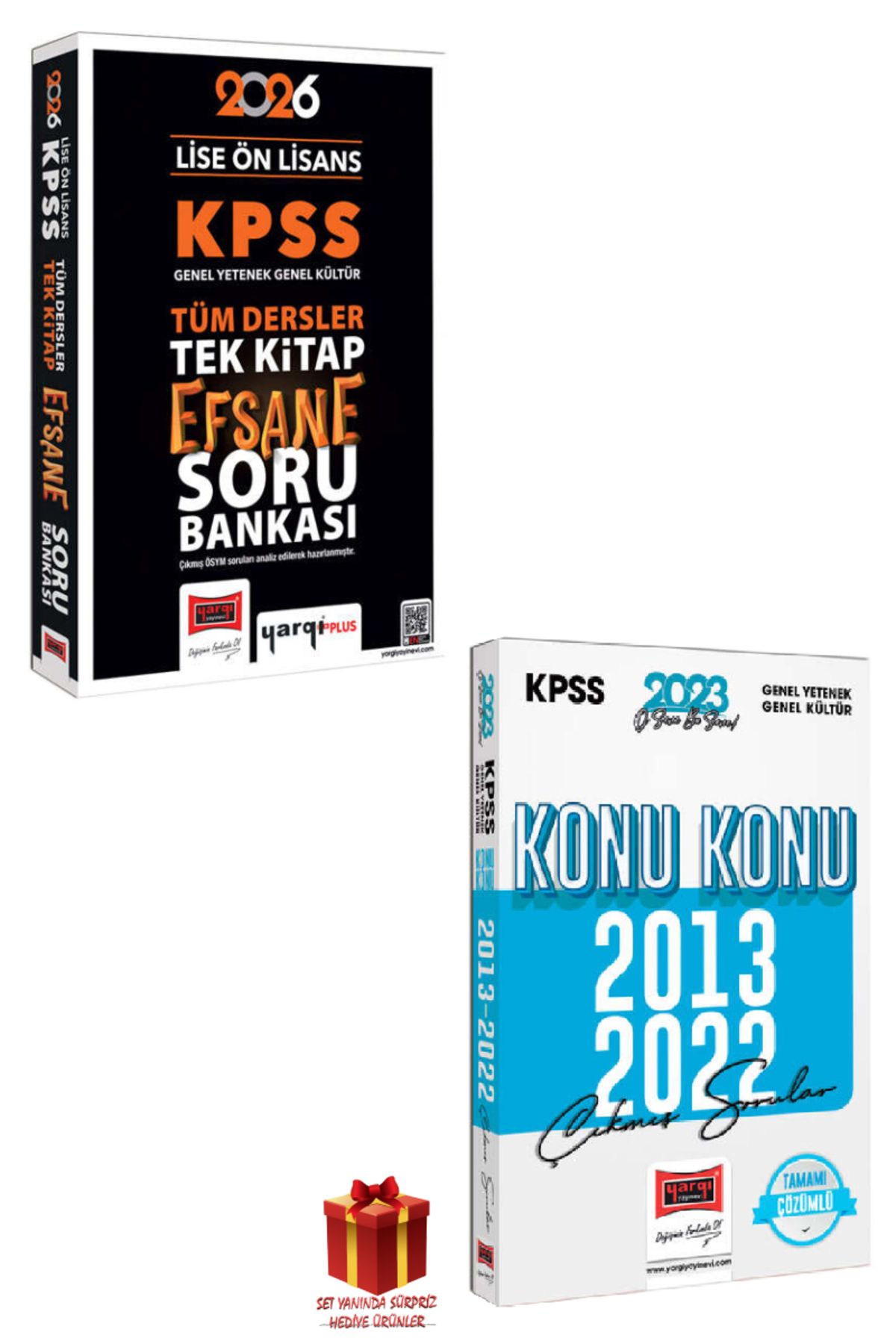 Yargı Yayınları 2026 Yargı Lise Ön Lisans Tüm Dersler Efsane Soru Bankası+Konu Konu Çıkmış Sorular+Hediye