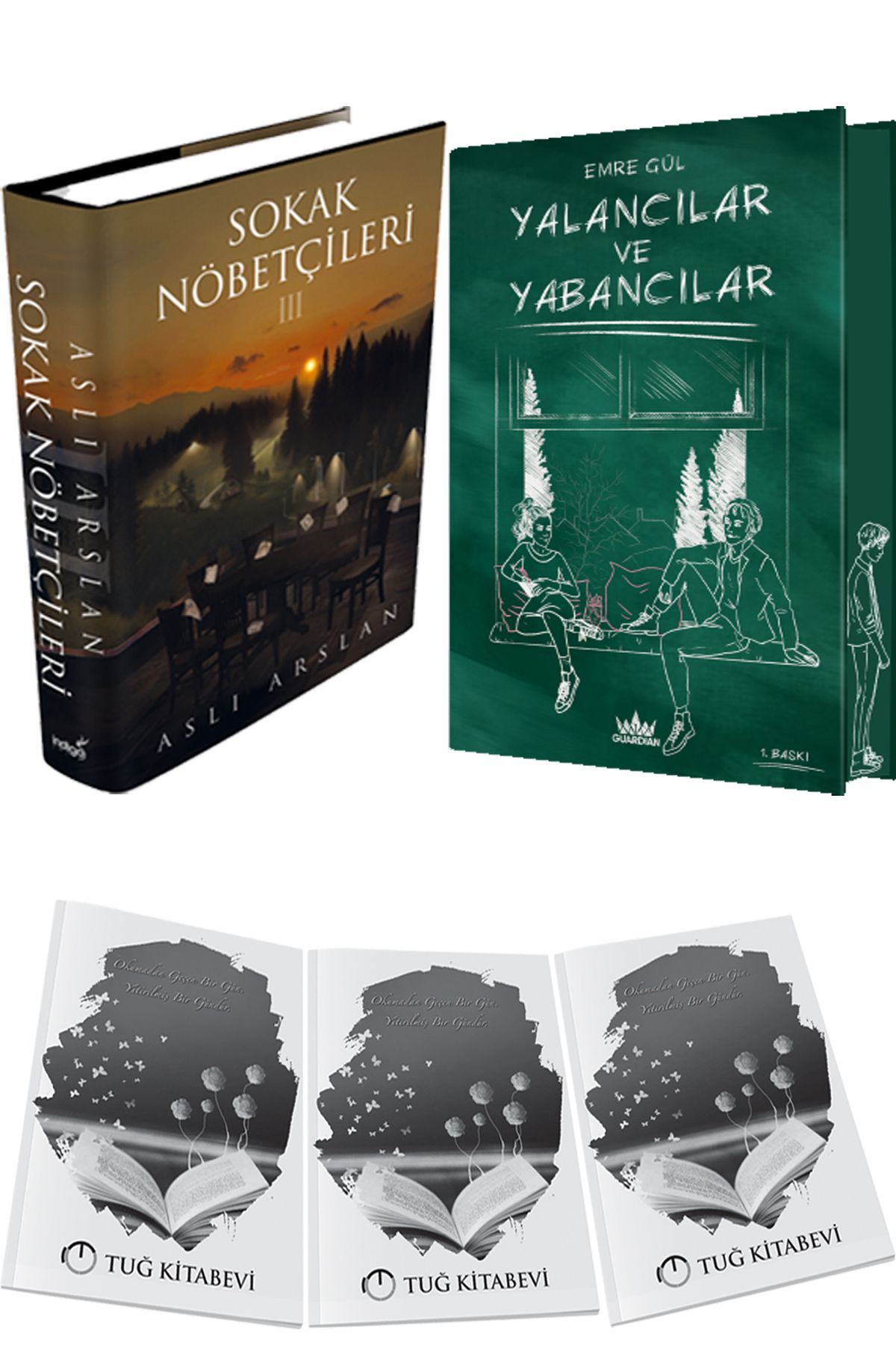 İndigo Kitap Sokak Nöbetçileri 3 Ciltli ve Yalancılar ve Yabancılar 1 Ciltli Özel Baskı + Hediyeli