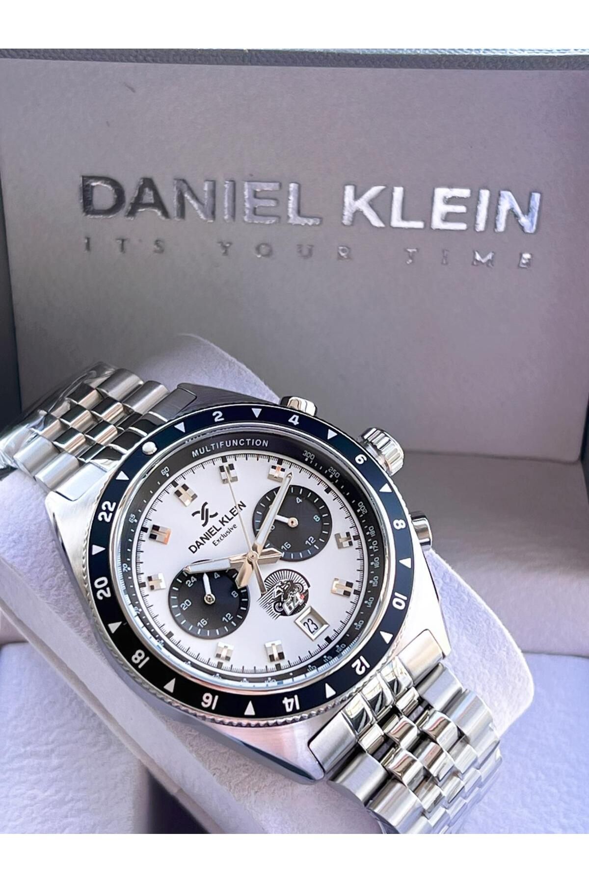 Daniel Klein İç Fonksiyonları Aktif 30 Mt Suya Dayanıklı 2 Yıl Garantili Erkek Kol Saati FG.13994.4