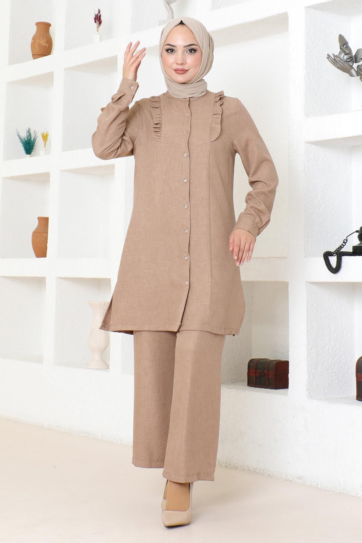 Missvalle Fırfır Detaylı Takım Taba MSW19224