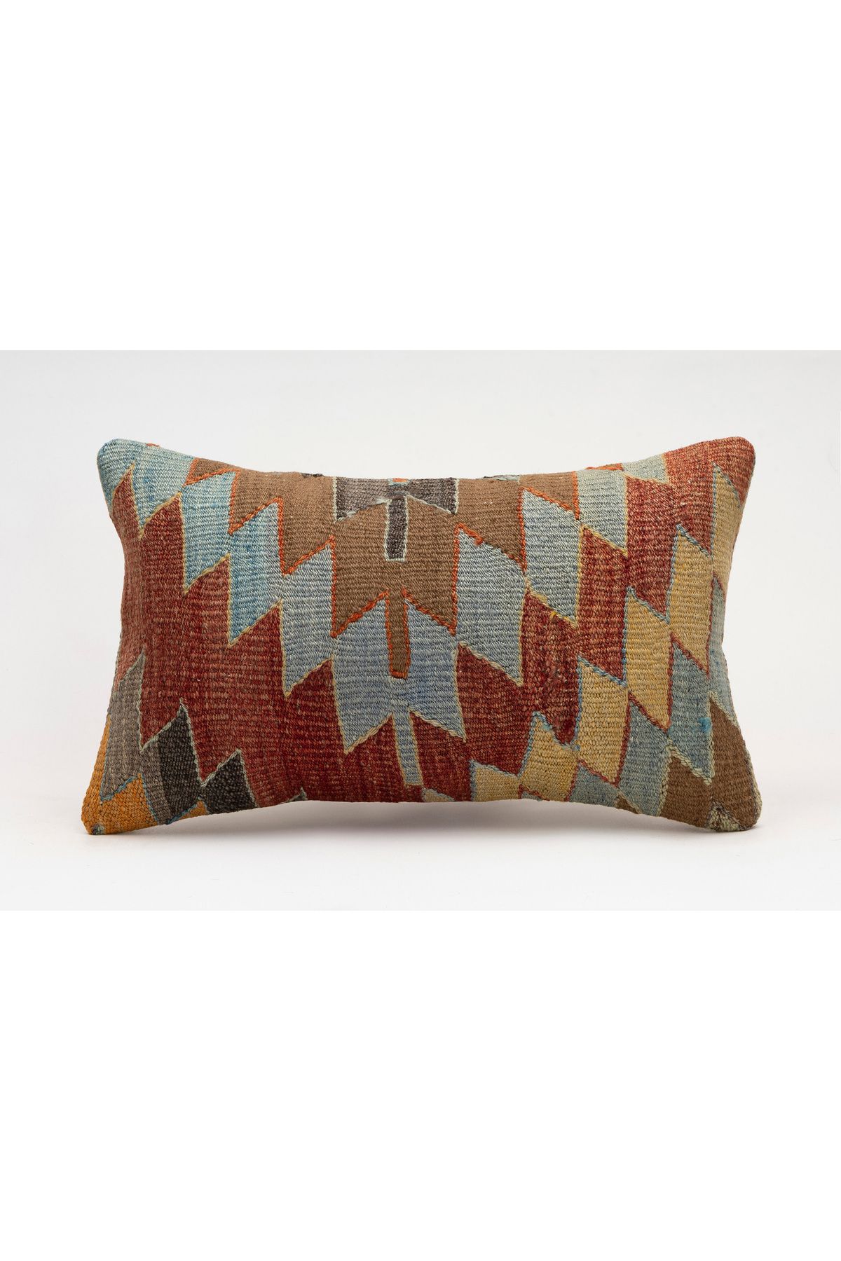 Kilim Whole Sale El Yapımı Kilim'den Yapılmış Vintage Kırlent Kılıfı, Yün, 30x50 Cm