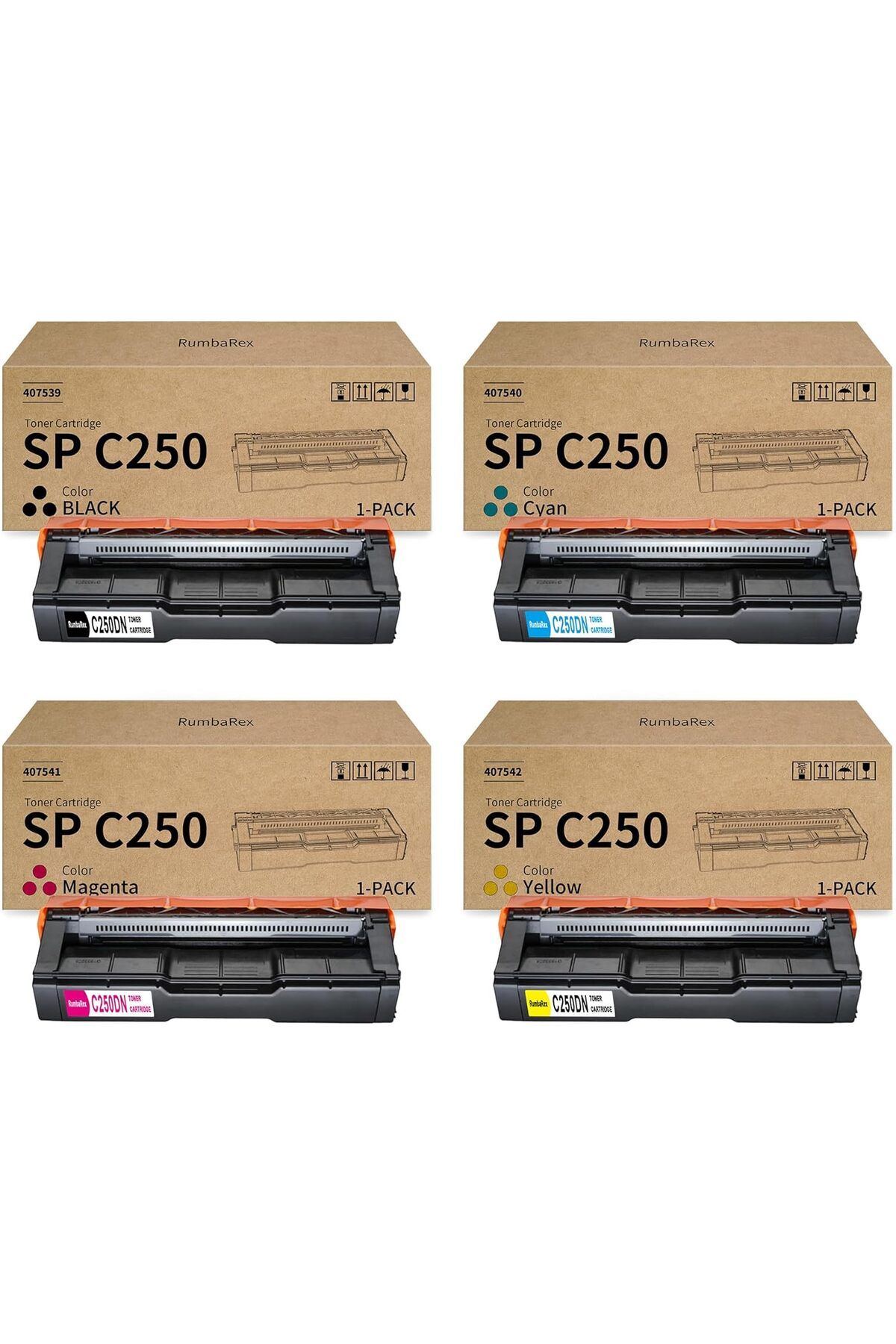 Ricoh Aficio SP-C250/SP-C260/SP-C261 MUADİL TONER BKCYMGYL