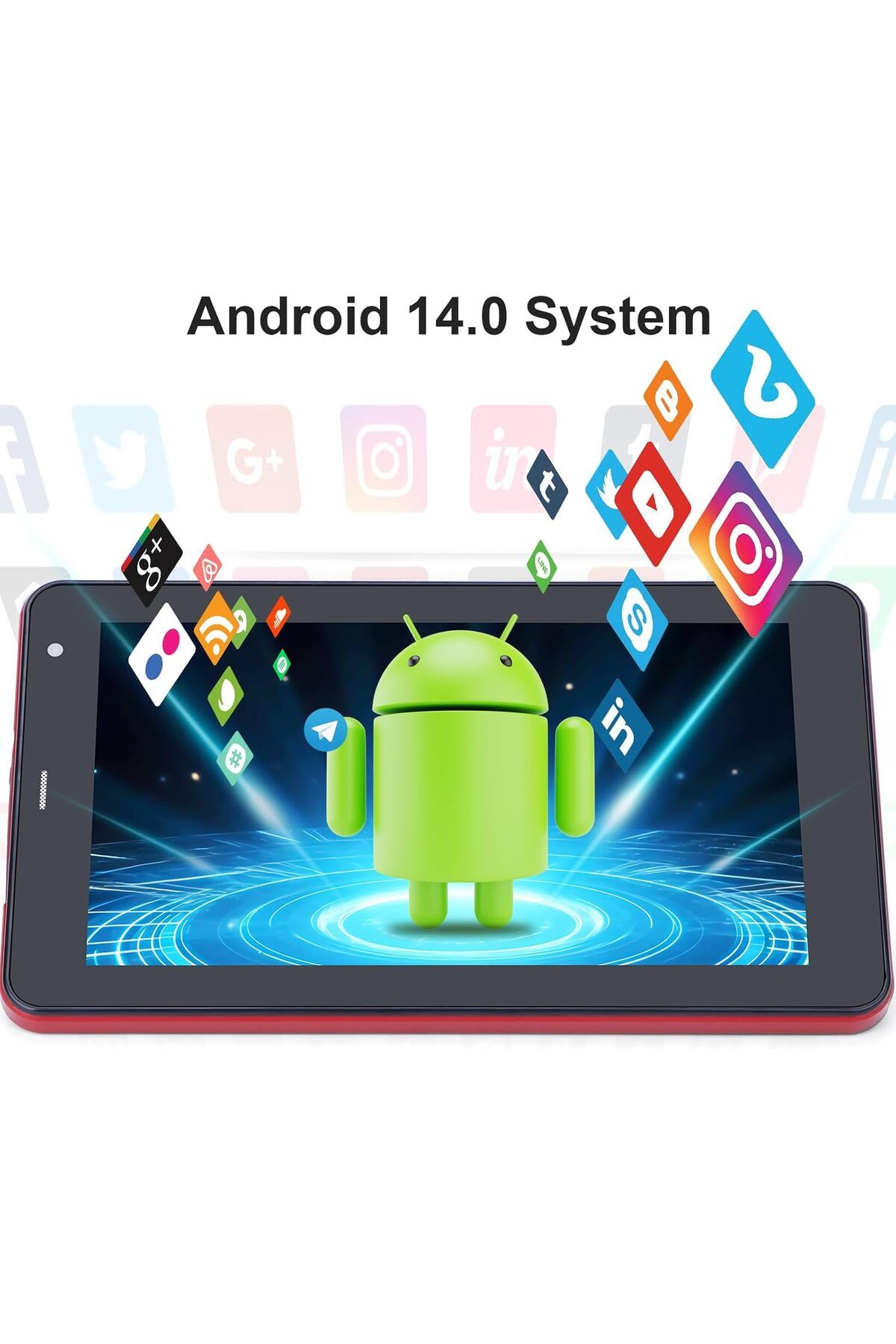 CIDEA-C idea 5G LTE with SIM Card Slot Tablet, 7 Inch Android 12 Tablet, 6GB RAM, 128GB ROM, Expandable to 5