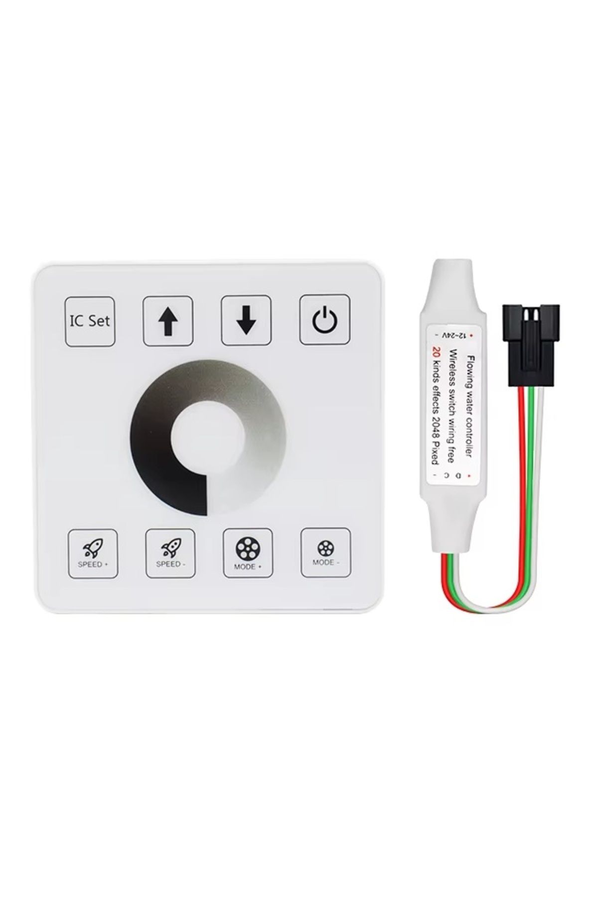 Forlife 12-24V DOKUNMATİK PİXEL LED KUMANDASI ( KARE ANAHTAR TİP )