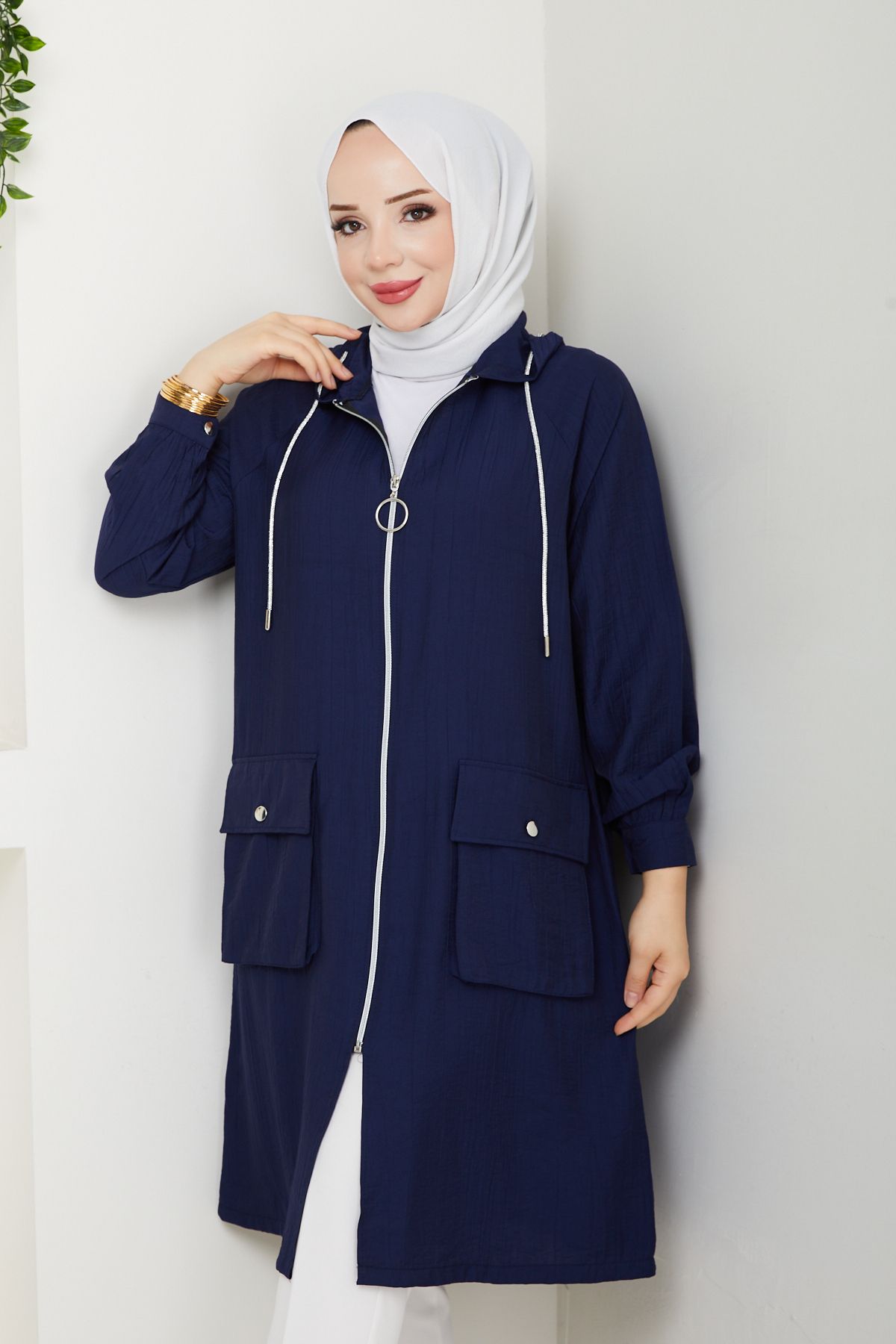 Pamuk Butik Kadın Torba Cepli Giy Çık Kap