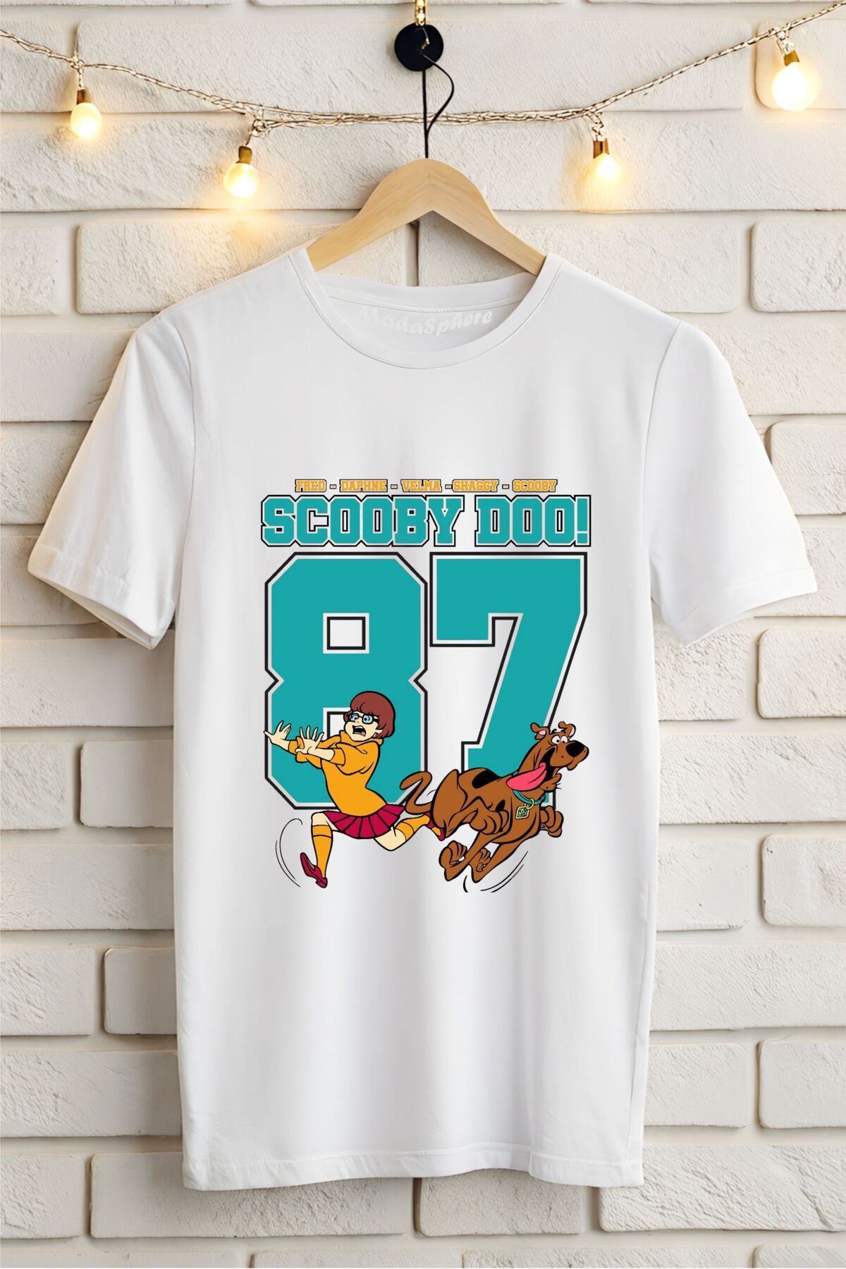 ModaSphere SCOOBY DOO 87 Baskılı Unisex Tişört