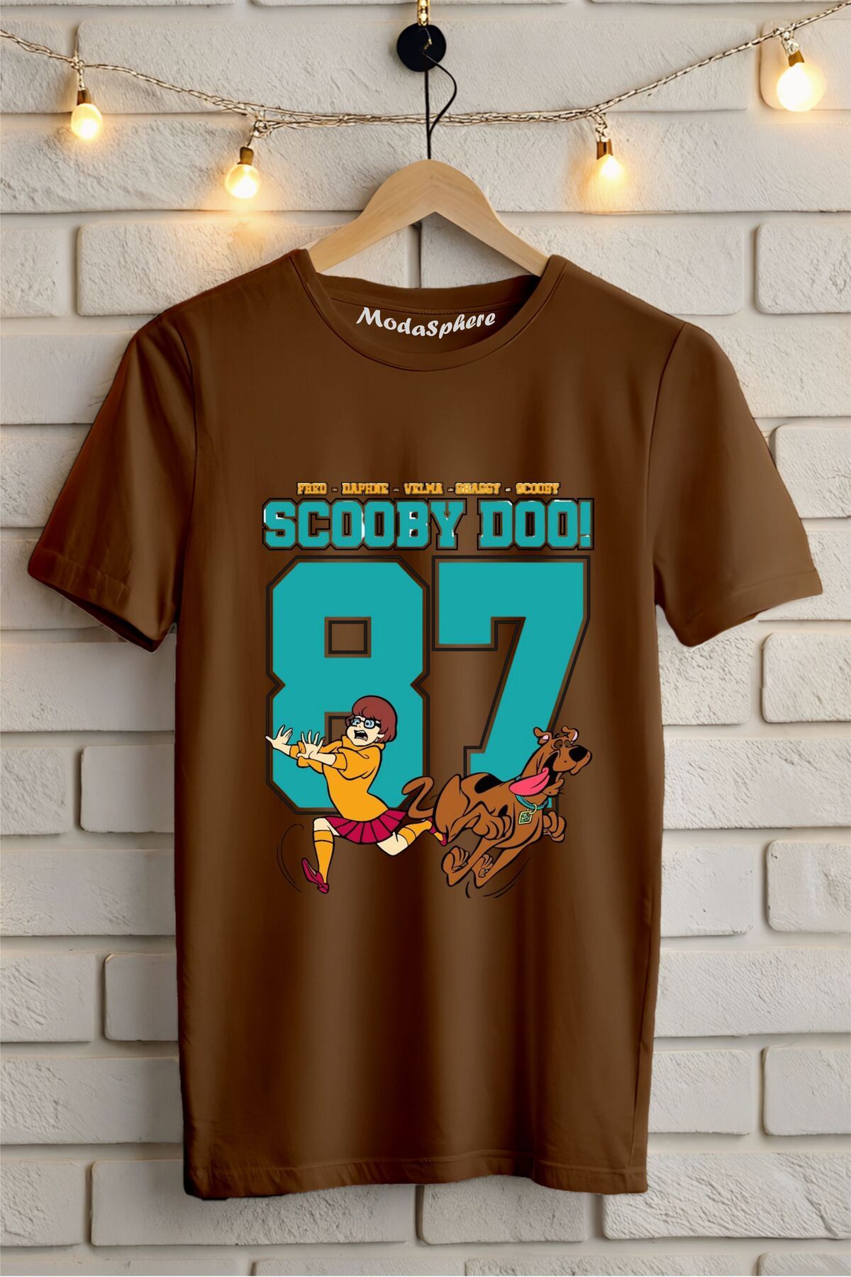 ModaSphere SCOOBY DOO 87 Baskılı Unisex Tişört