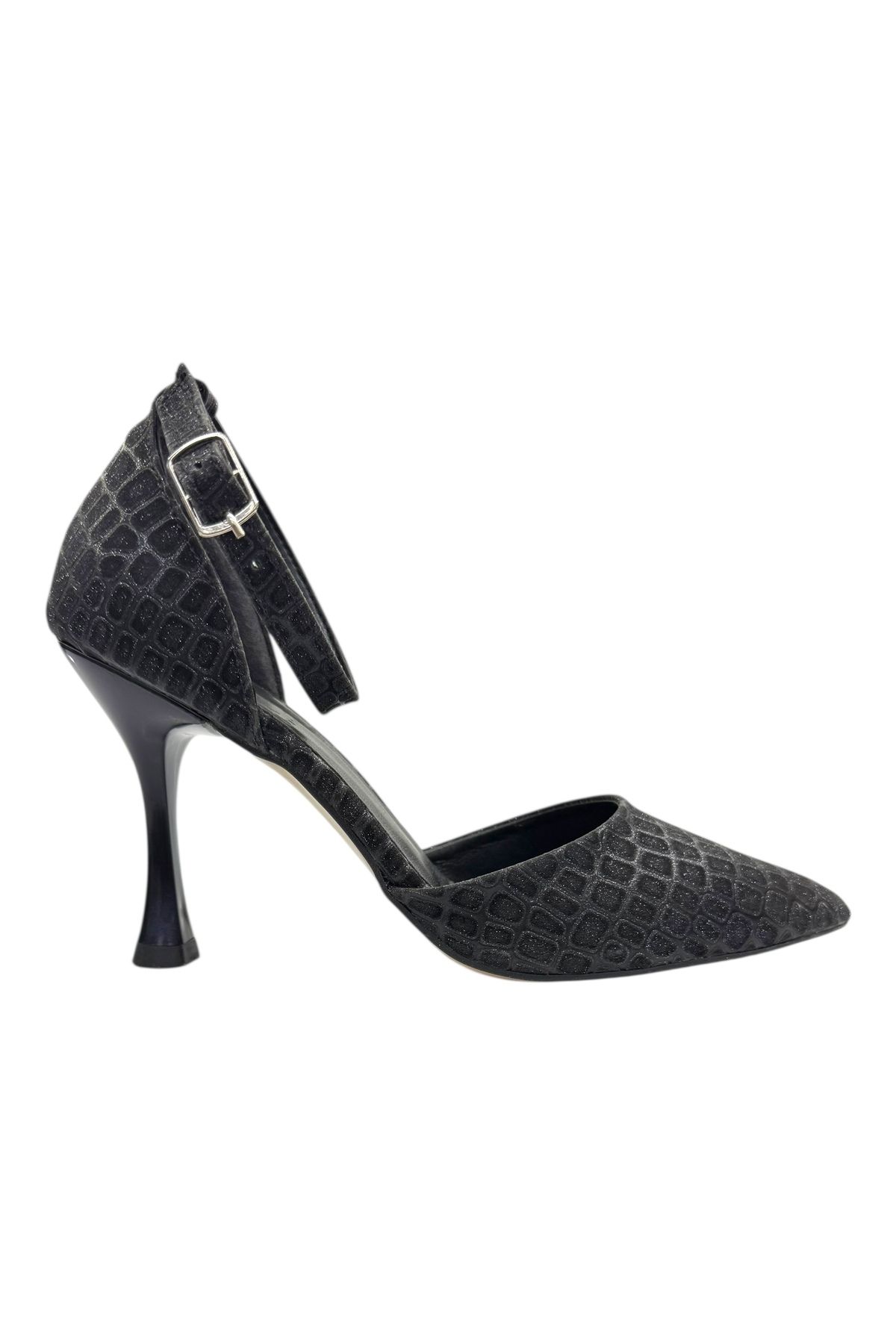 Shoes Desenli İnce Topuklu Modern Şık