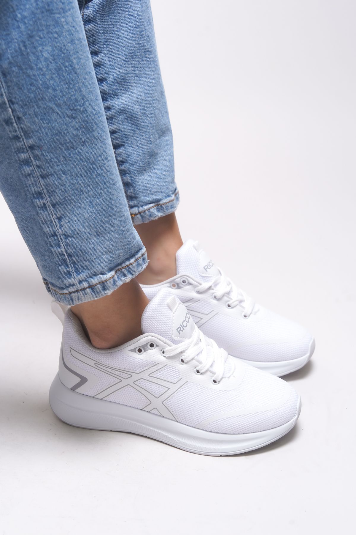 Riccon Graryll Unisex Sneaker 001218 Beyaz Buz