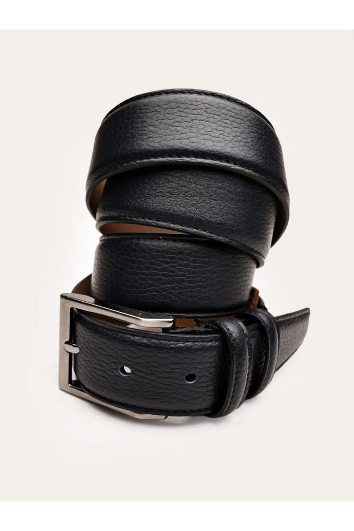 İBAY BLACK LION BELT 094 HAKİKİ DERİ KUMUAŞ KEMERİ