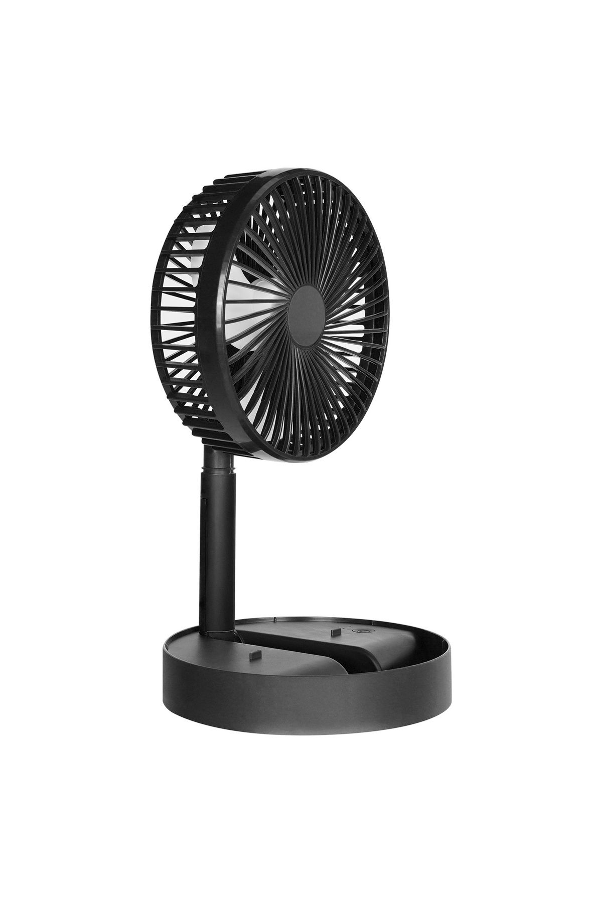 Wexta Ws-108 Siyah Taşınabilir Döner Başlıklı Şarjlı El Ve Masaüstü Fan Soğutucu Pervane Vantilatör