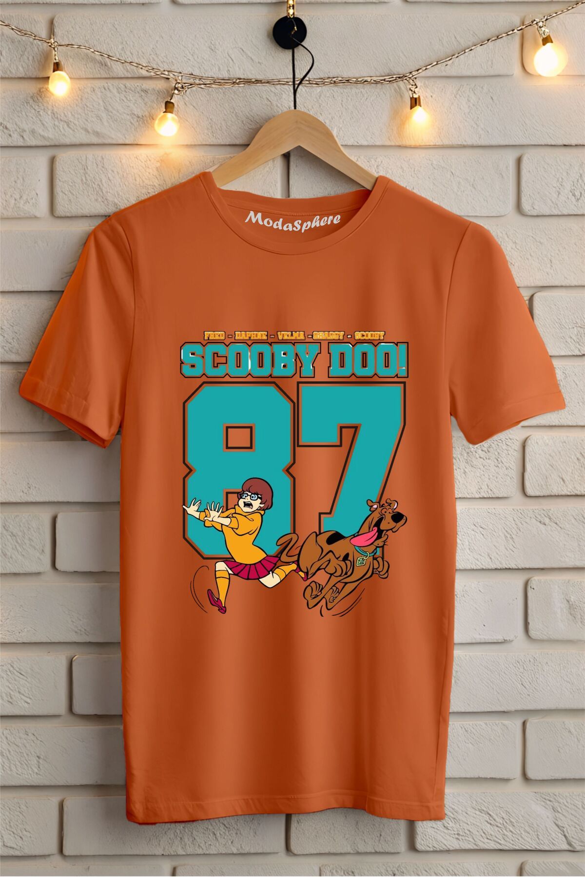 ModaSphere SCOOBY DOO 87 Baskılı Unisex Tişört