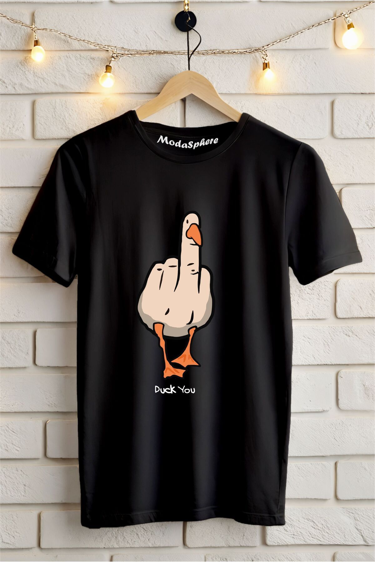 ModaSphere Baskılı Unisex Oversize Tişört