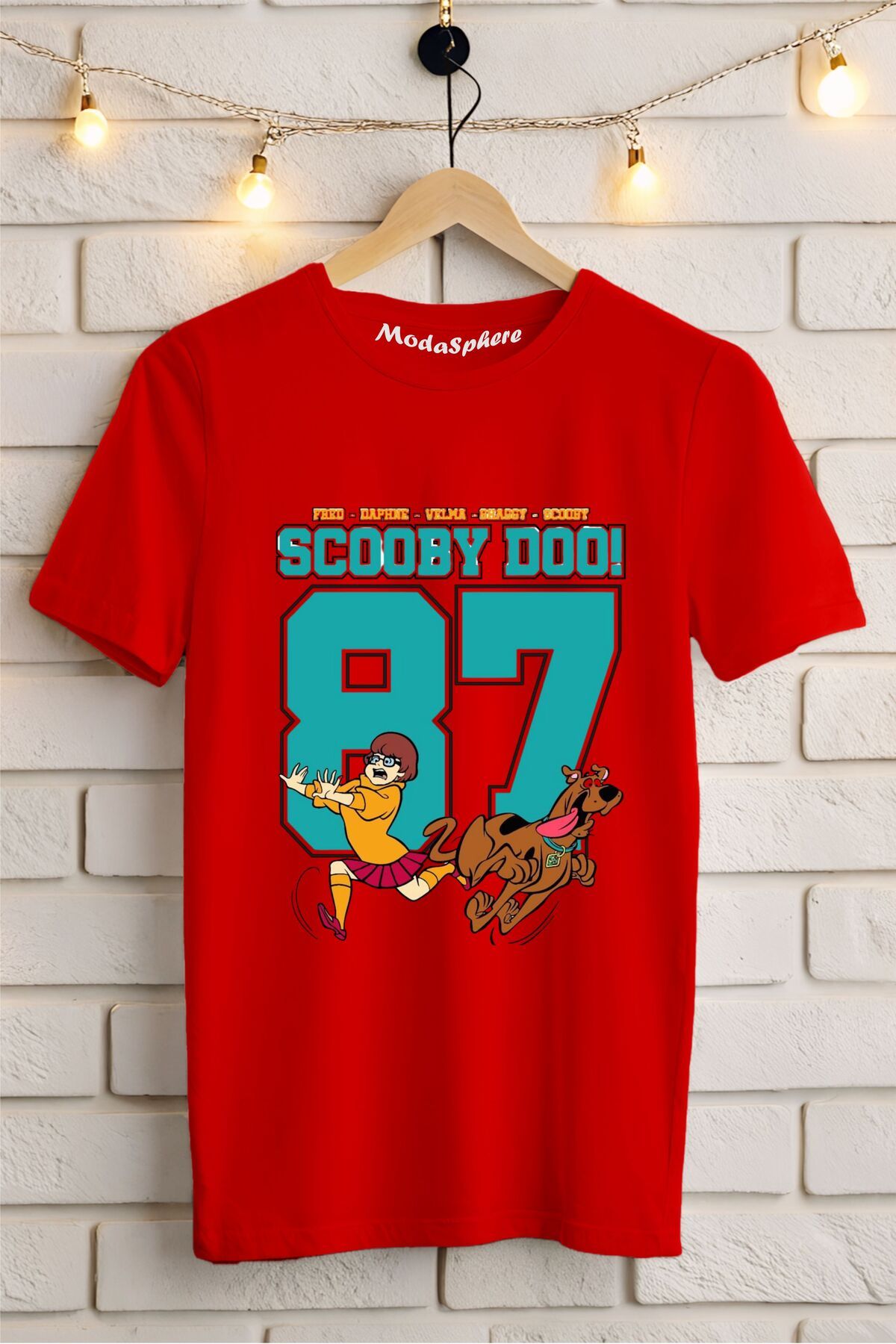 ModaSphere SCOOBY DOO 87 Baskılı Unisex Tişört