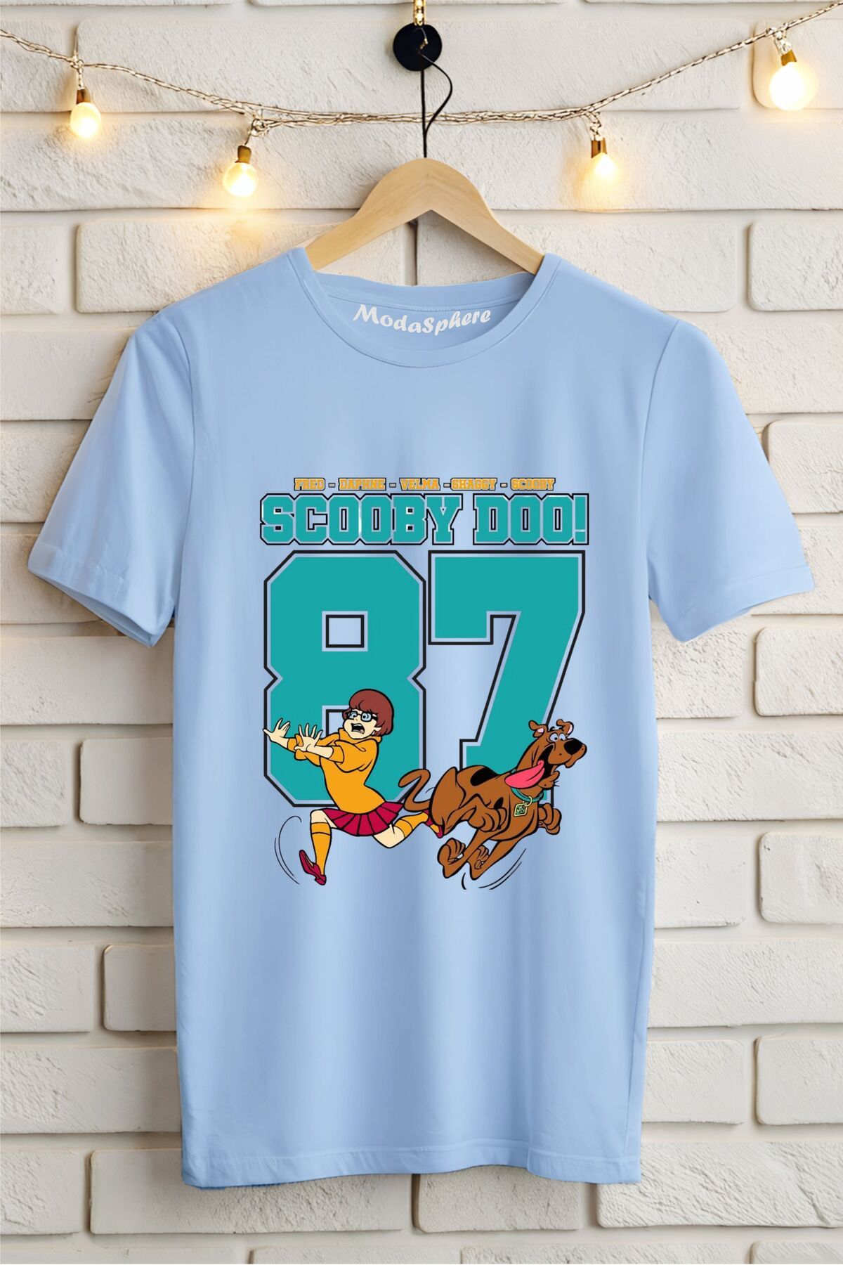 ModaSphere SCOOBY DOO 87 Baskılı Unisex Tişört