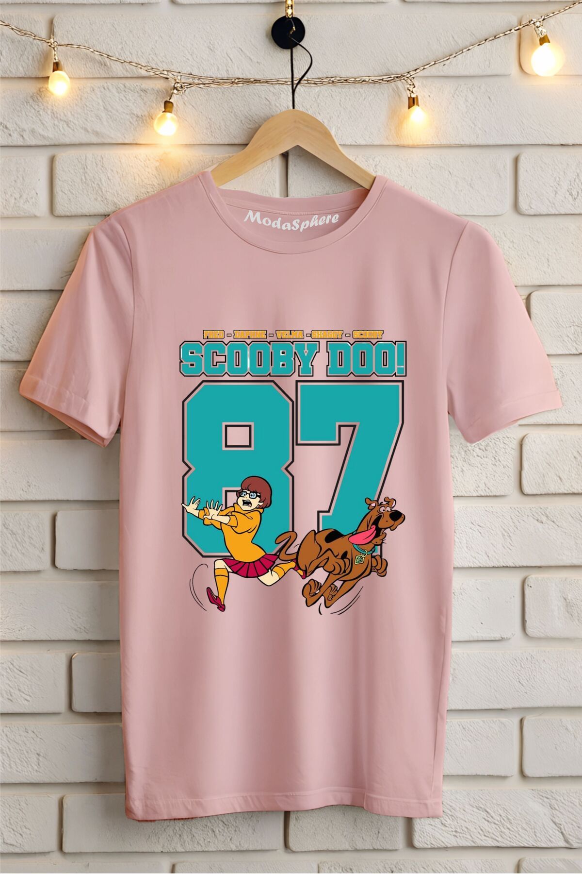 ModaSphere SCOOBY DOO 87 Baskılı Unisex Tişört