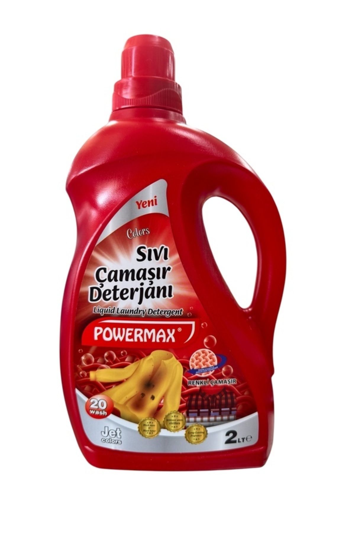 powermax SIVI ÇAMAŞIR DETERJANI RENKLİLER 2 LT