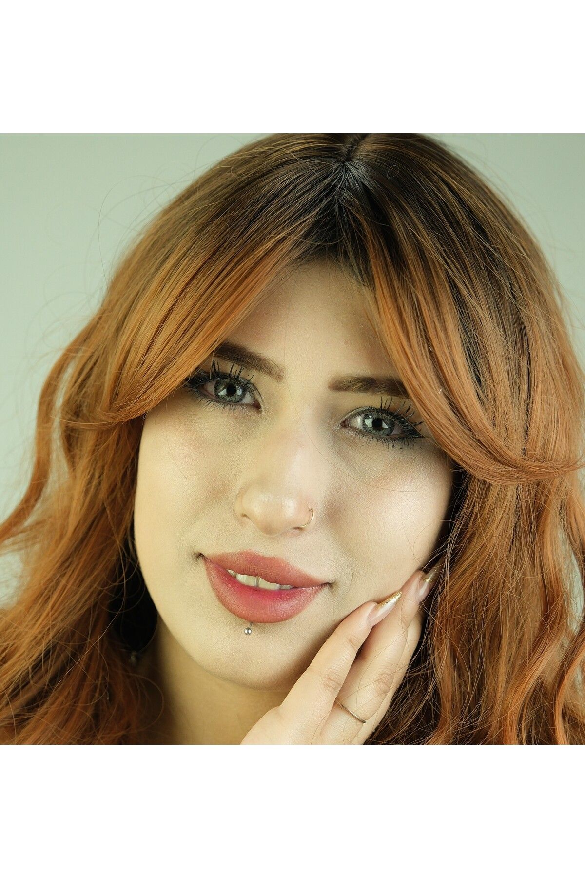 RABIR Viola gray/takma kirpik lens/yıllık/14mm