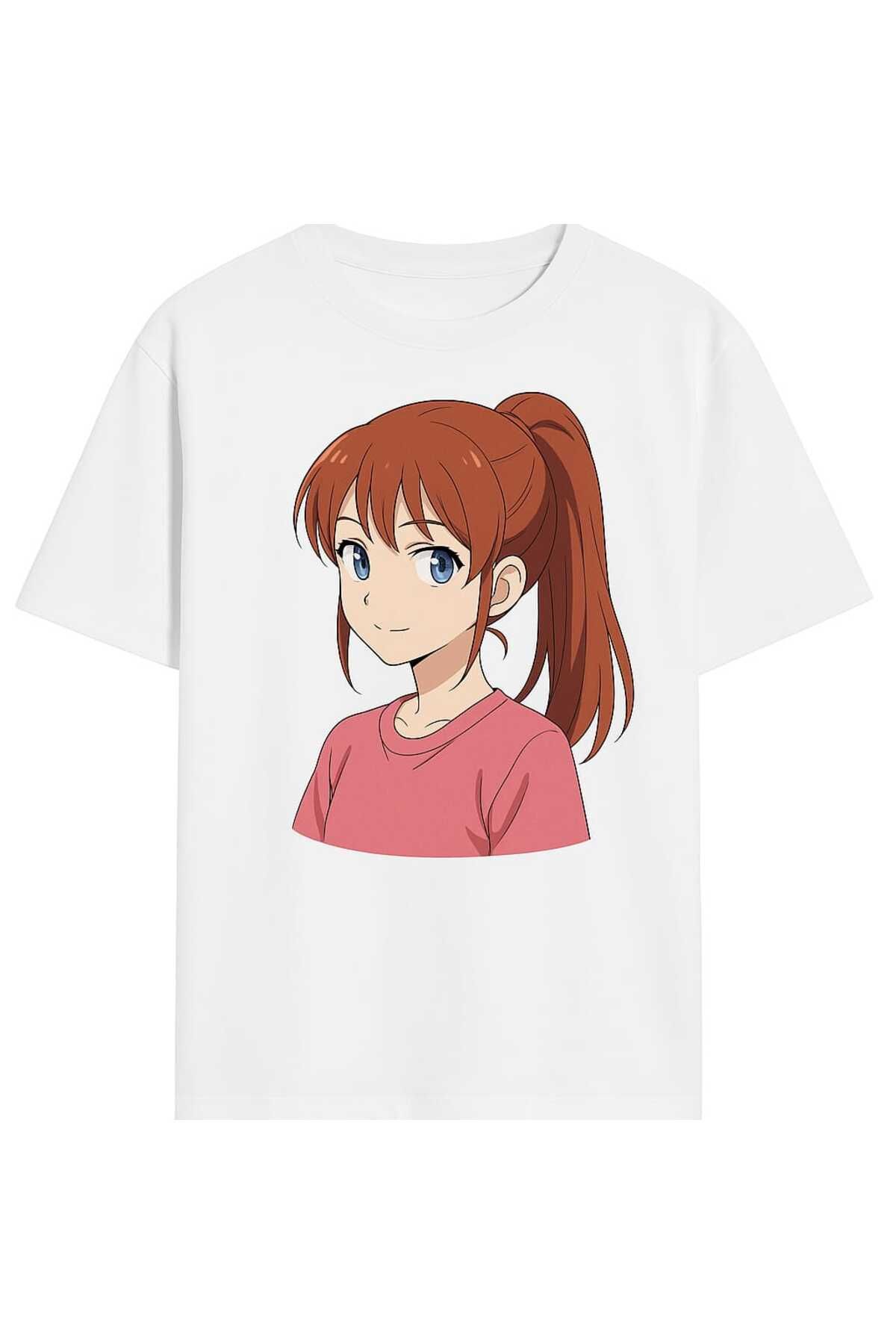 MAGORS GraffTee Unisex Pamuklu Relaxed Fit Yuvarlak Yakalı Anime Baskılı T-shirt