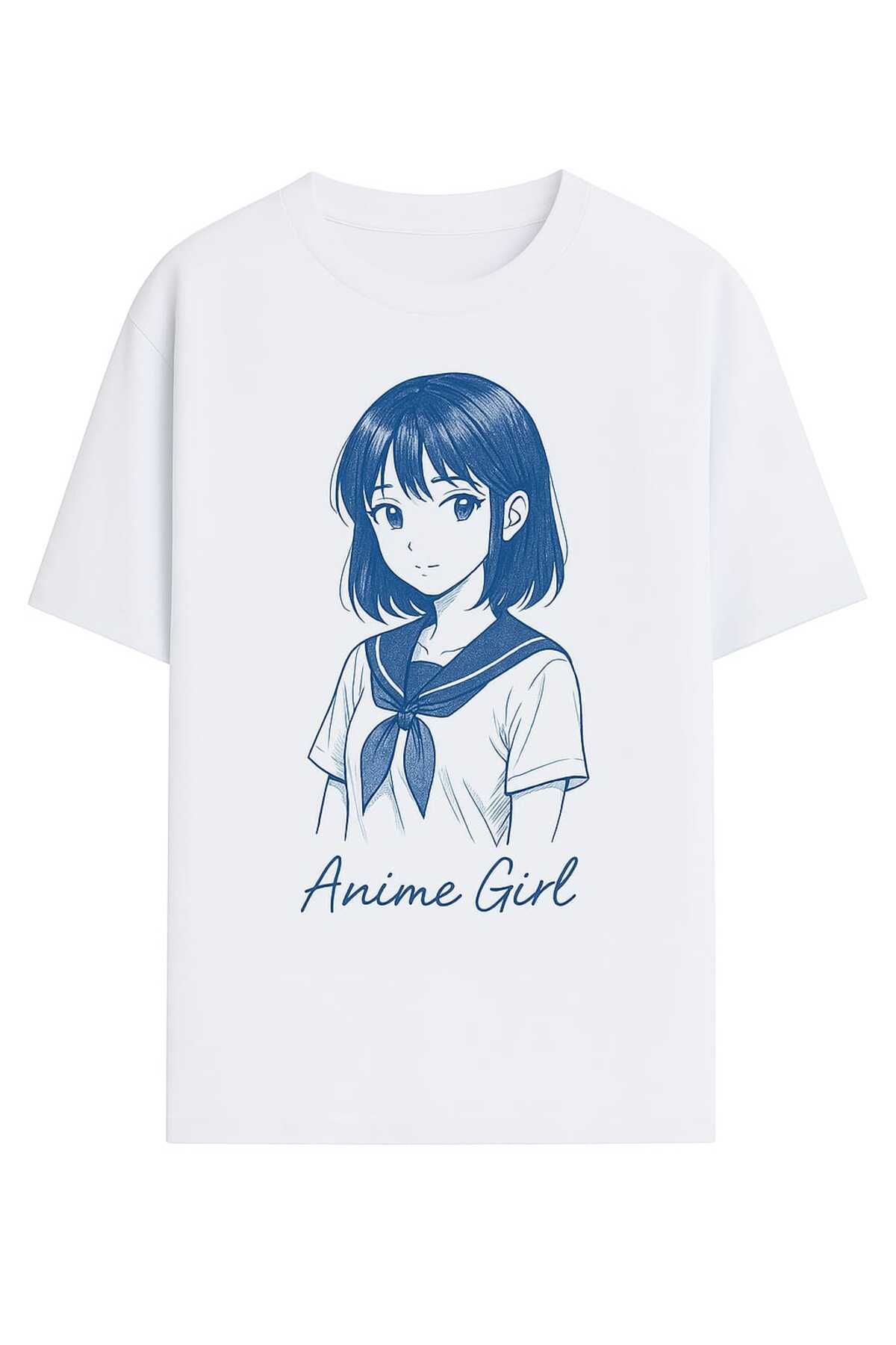 MAGORS GraffTee Unisex Pamuklu Relaxed Fit Yuvarlak Yakalı Anime Baskılı T-shirt