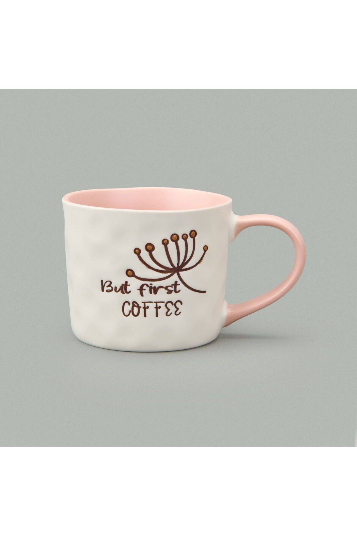 ASPARTAM Kitchen It's Coffee Time Kupa - Krem - 415 ml