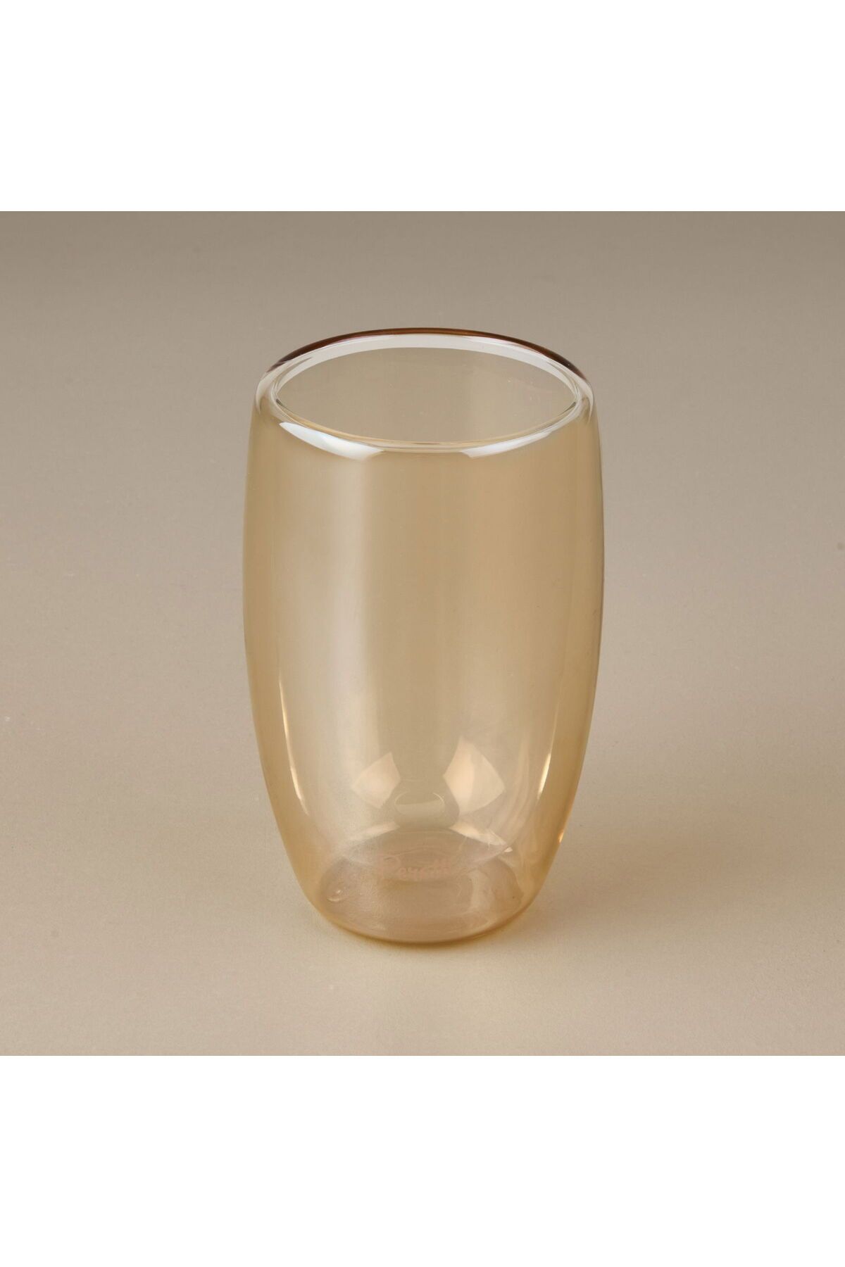ASPARTAM Çift Cidarlı Latte Bardağı - Amber - 450 ml