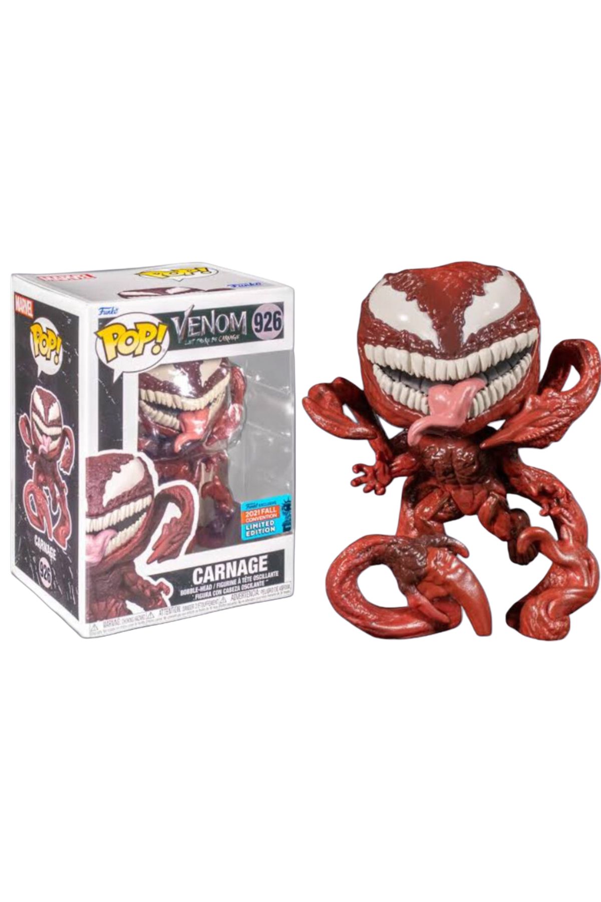 Funko Venom - Carnage 2021 Fall Convention Limited Edition Exclusive Pop #926