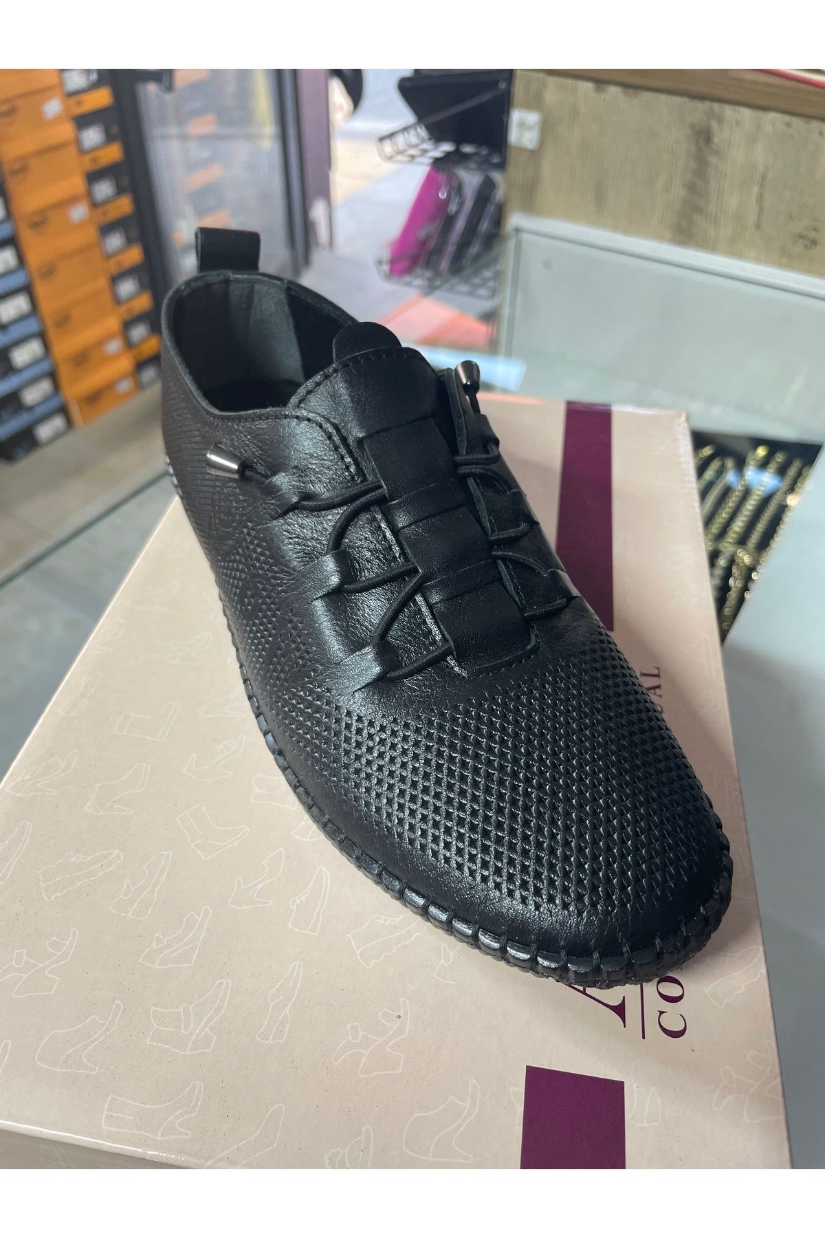 BLACK Deri Günlük Ayakkabısı