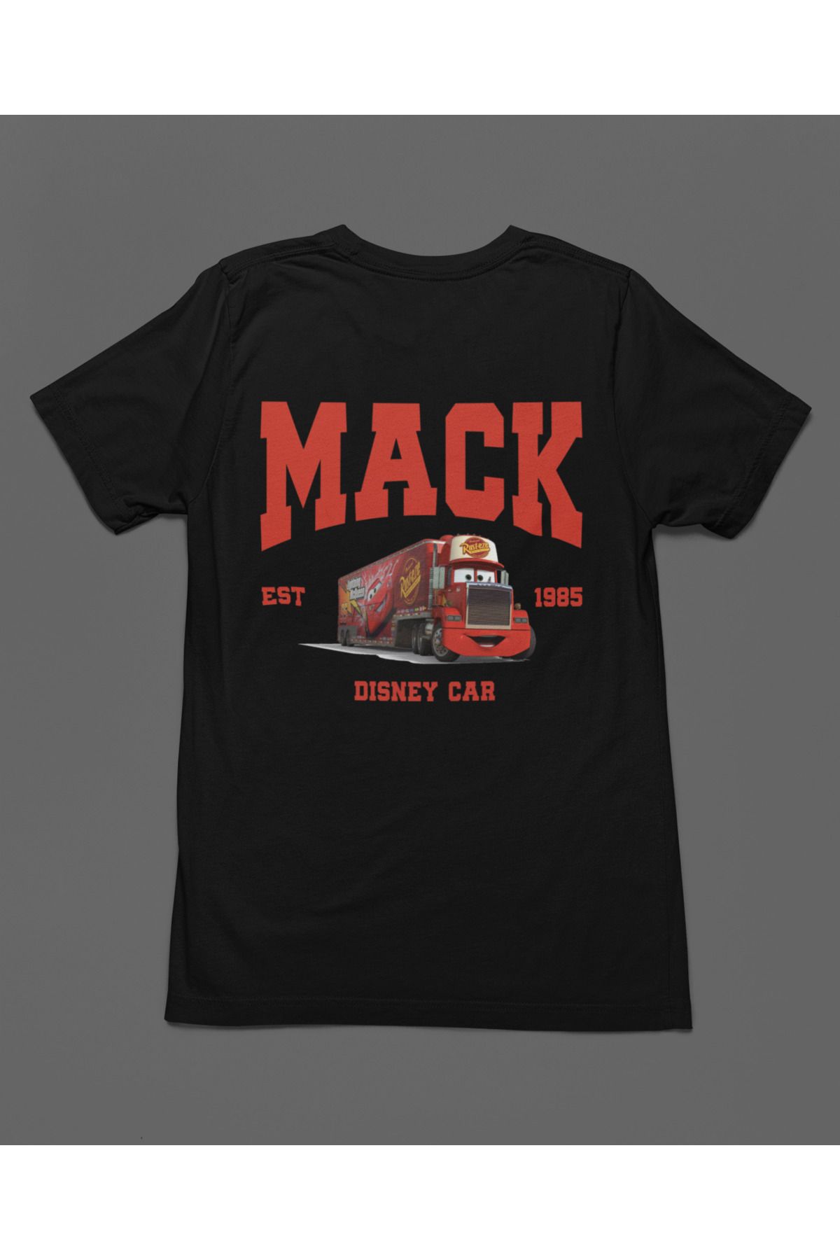 Bumeta Mack Arabalar Cars Şimşek McQeen Unisex Tişört T-Shirt