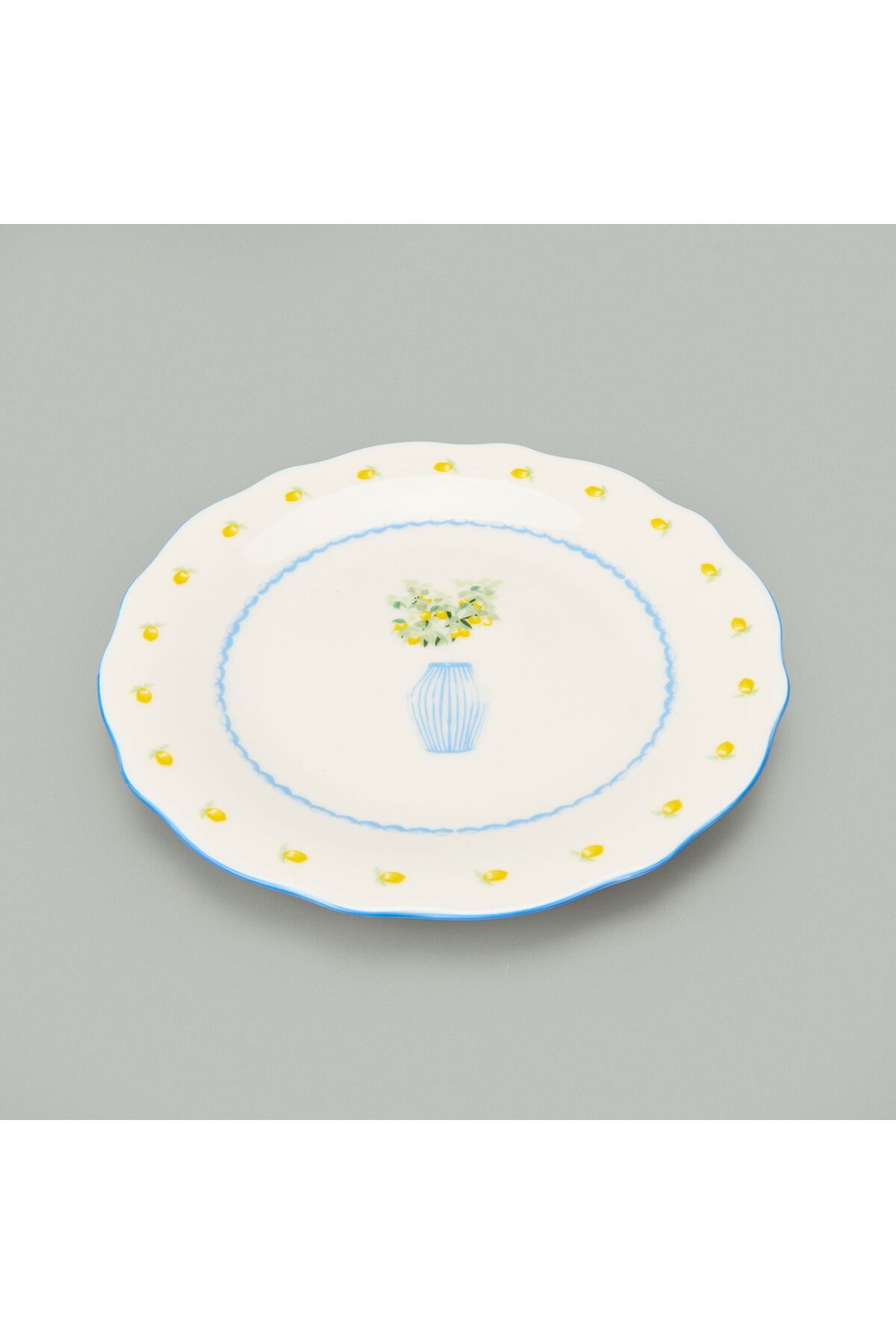 ASPARTAM Kitchen Limecello Porselen Pasta Tabağı - Renkli - 20 cm