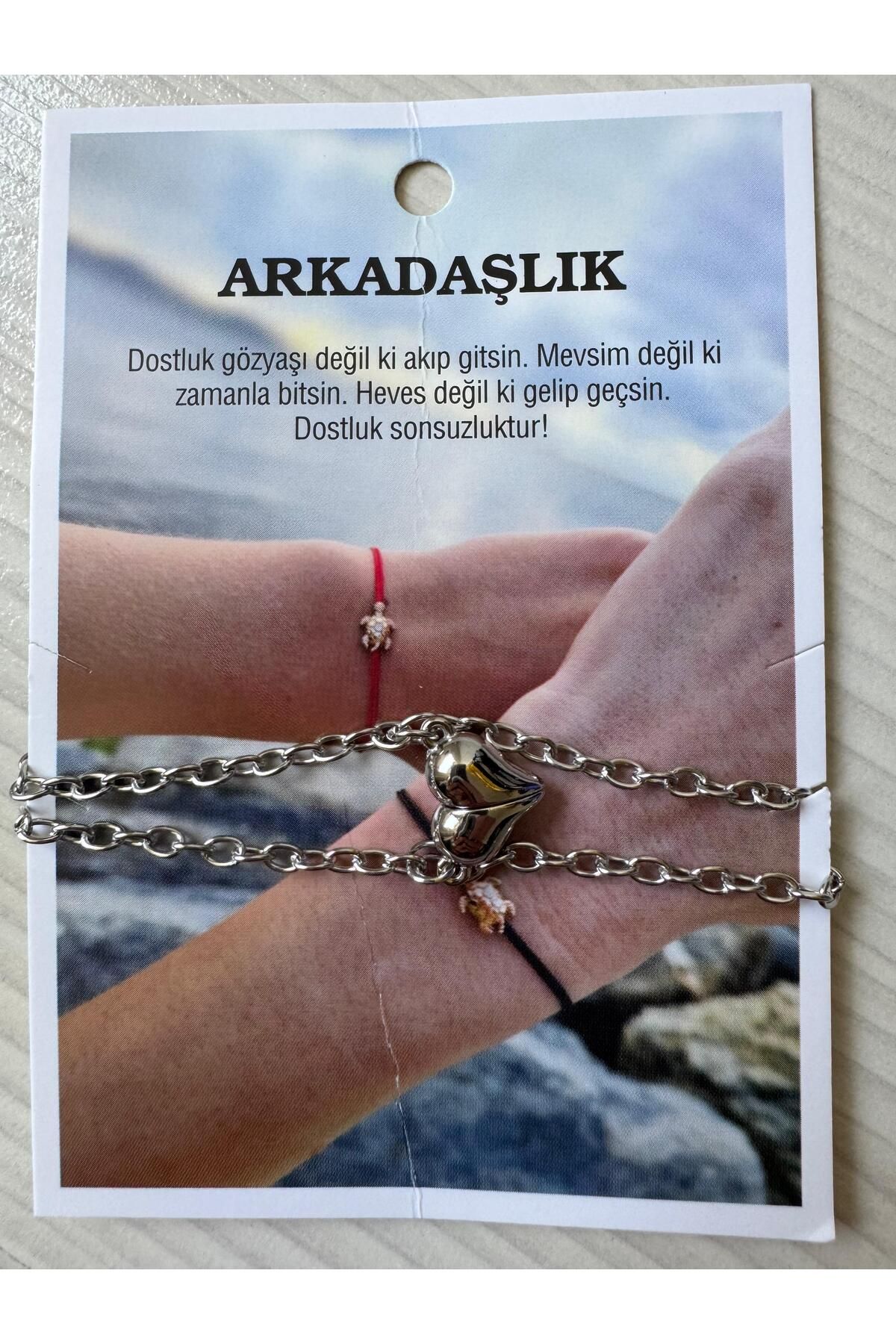 İYİ MODA Mıknatıslı Kalpli Bileklik | Birleşen Kalpli Bileklik | Best Friends Bileklik | Arkadaşlık Bilekliği