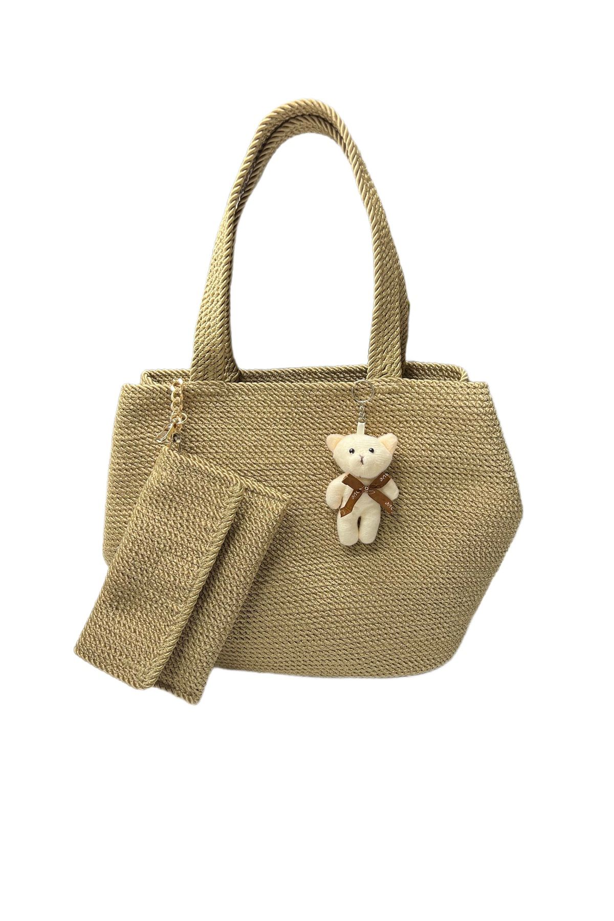 shop Bambu Hasır El örgü Çanta Plaj