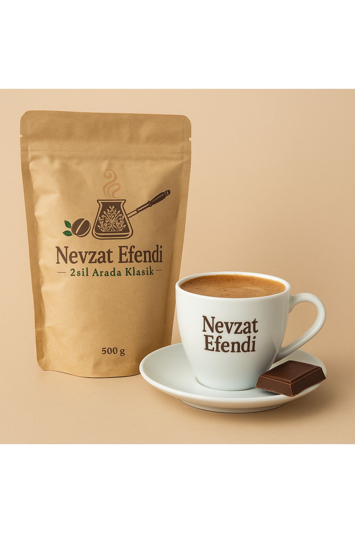 nevzatefendi Nevzat Efendi 2si1 arada Kahve 500 g – Katkısız ve Doğal Lezzet