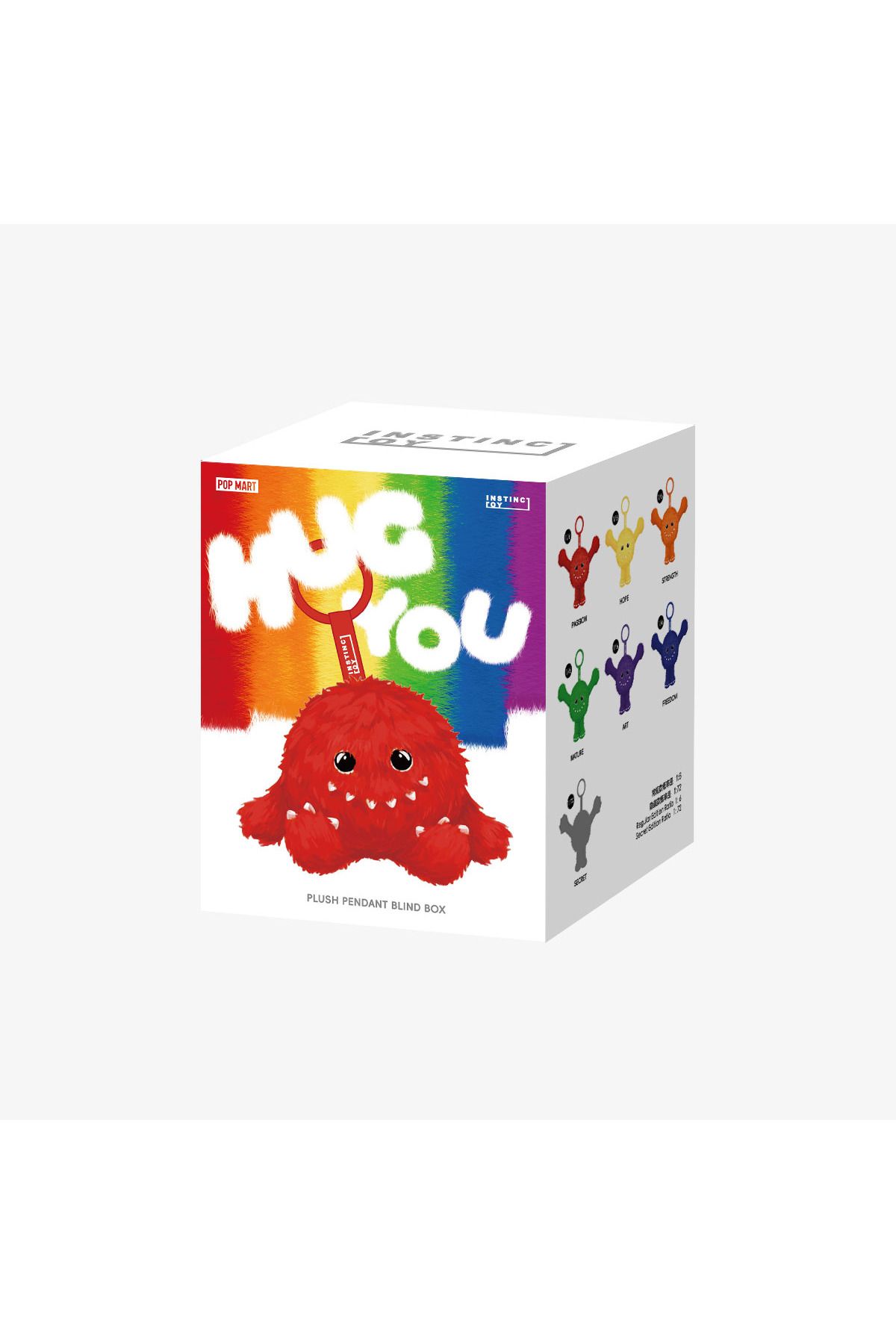 Pop Mart INSTINCTOY HUG YOU SERIES-Plush Pendant Blind Box Anahtarlık