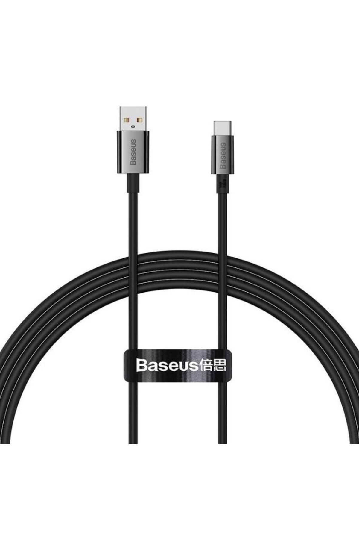 Baseus-Cablu Date si Incarcare USB-A - USB-C Baseus P10320102114-01 Superior Series, 100W, 1.5m, Negru 1