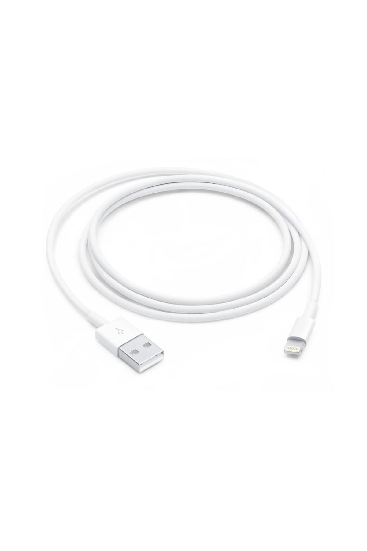Apple-Cablu de date Apple MUQW3ZM/A, Lightning la USB-A, 1m (Alb) 1