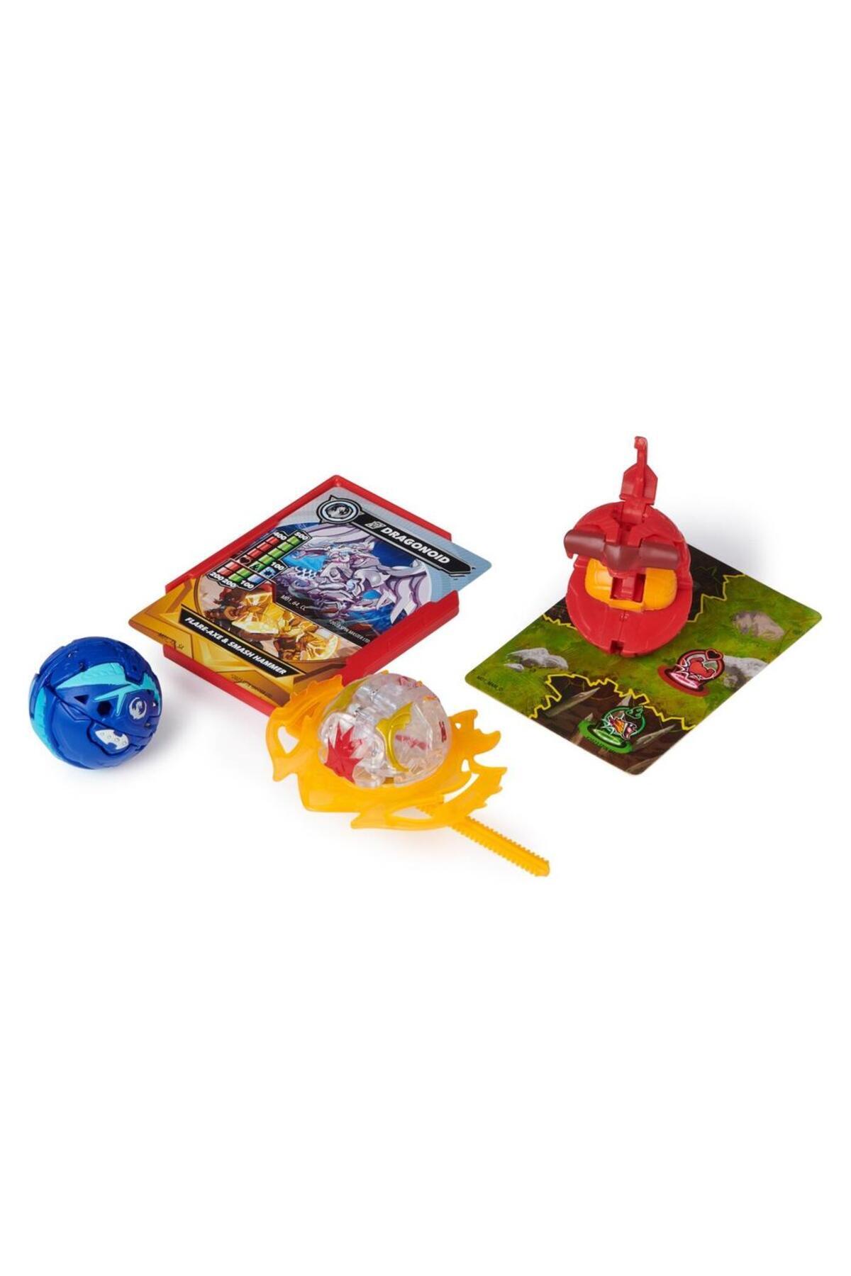 BAKUGAN-Bakugan Battle Pack Set - Bruiser, Dragonoid, Hammerhead, Titanium Dragonoid and Nillious 4