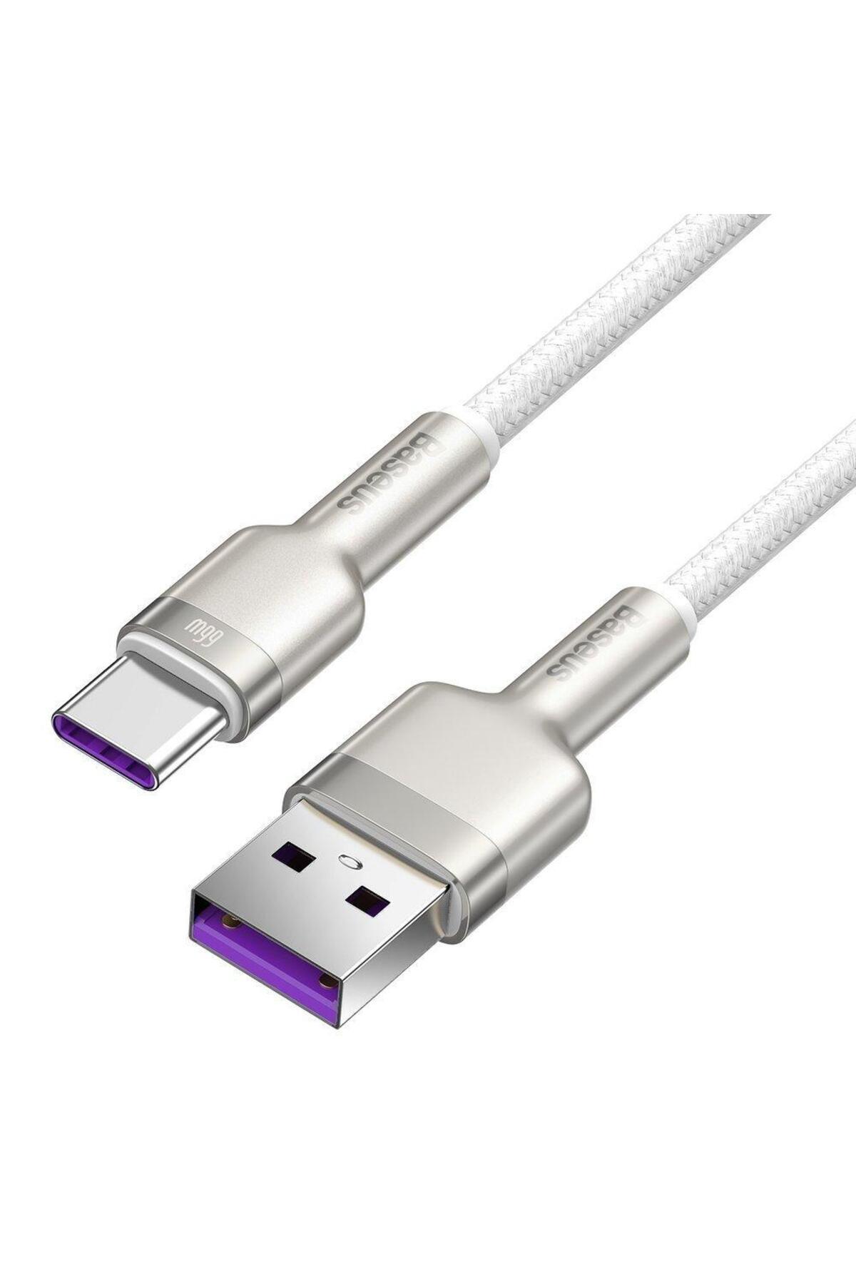 Baseus-USB/ USB - C data cable, Baseus, Cafule Series, 66W, White, 1m 4