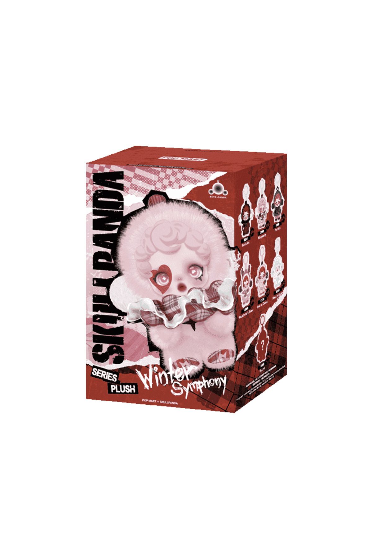 Pop Mart x Skullpanda Pop Mart SKULLPANDA Winter Symphony Series Plush Anahtarlık