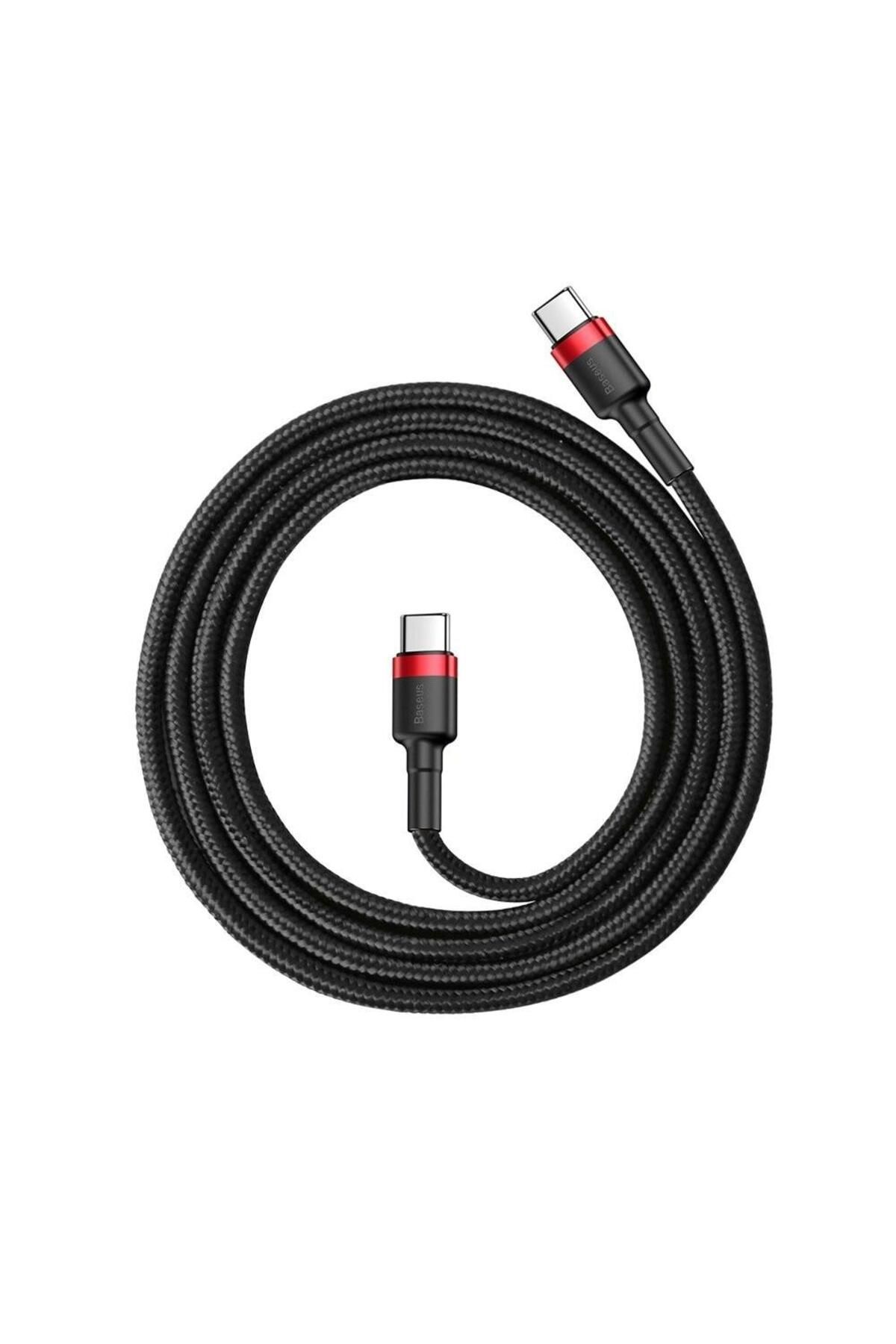 Baseus-BASEUS PD PD2.0 data cable, 60W, USB Type C, 20V, 3A, QC3.0, 1m (Black) 5